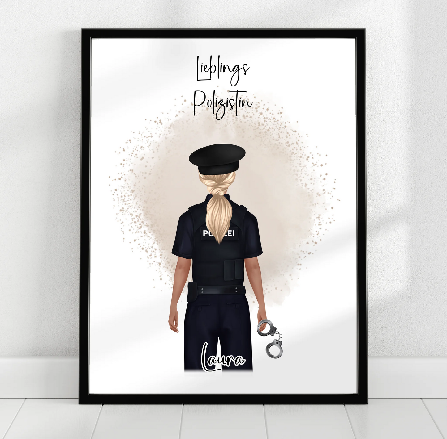 Polizei Geschenk Poster