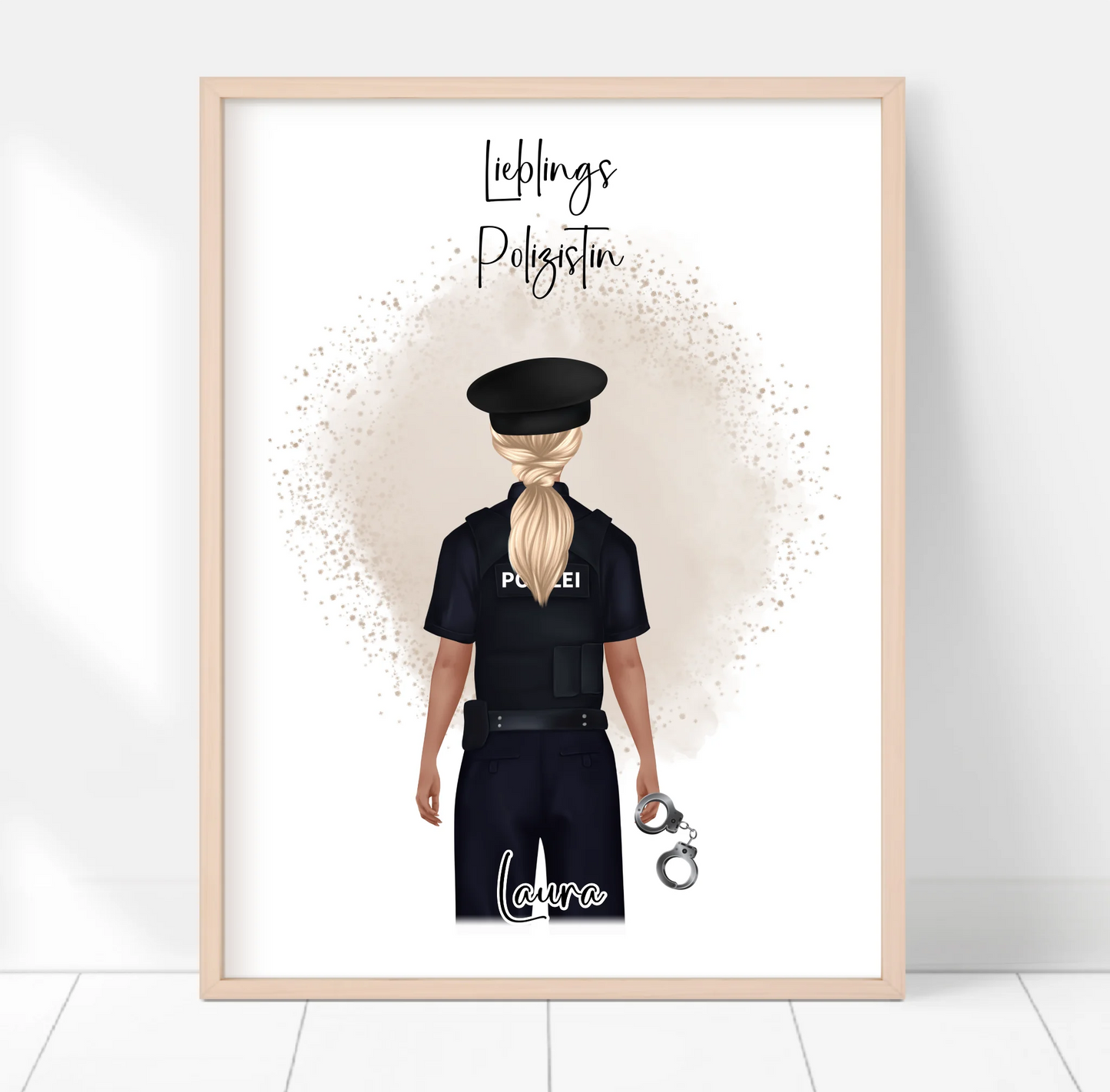 Polizei Geschenk Poster