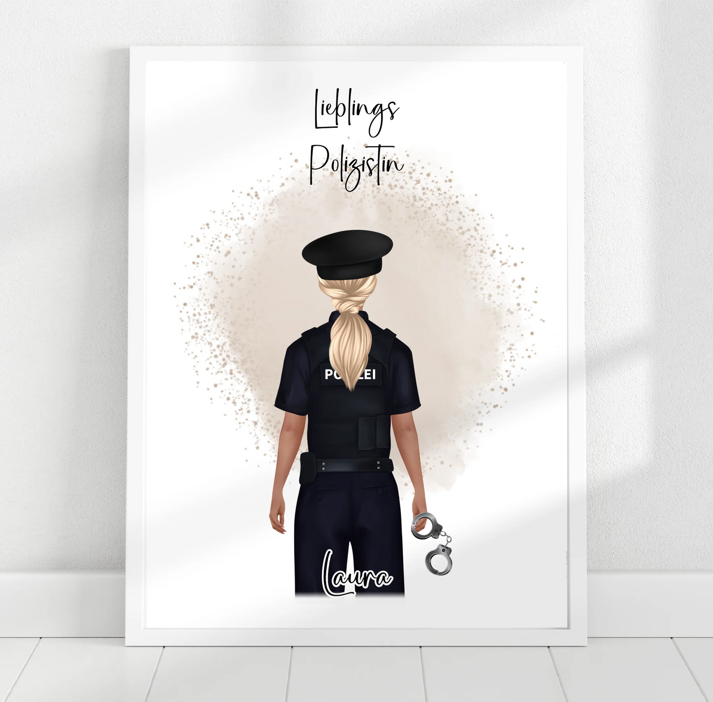 Polizei Geschenk Poster
