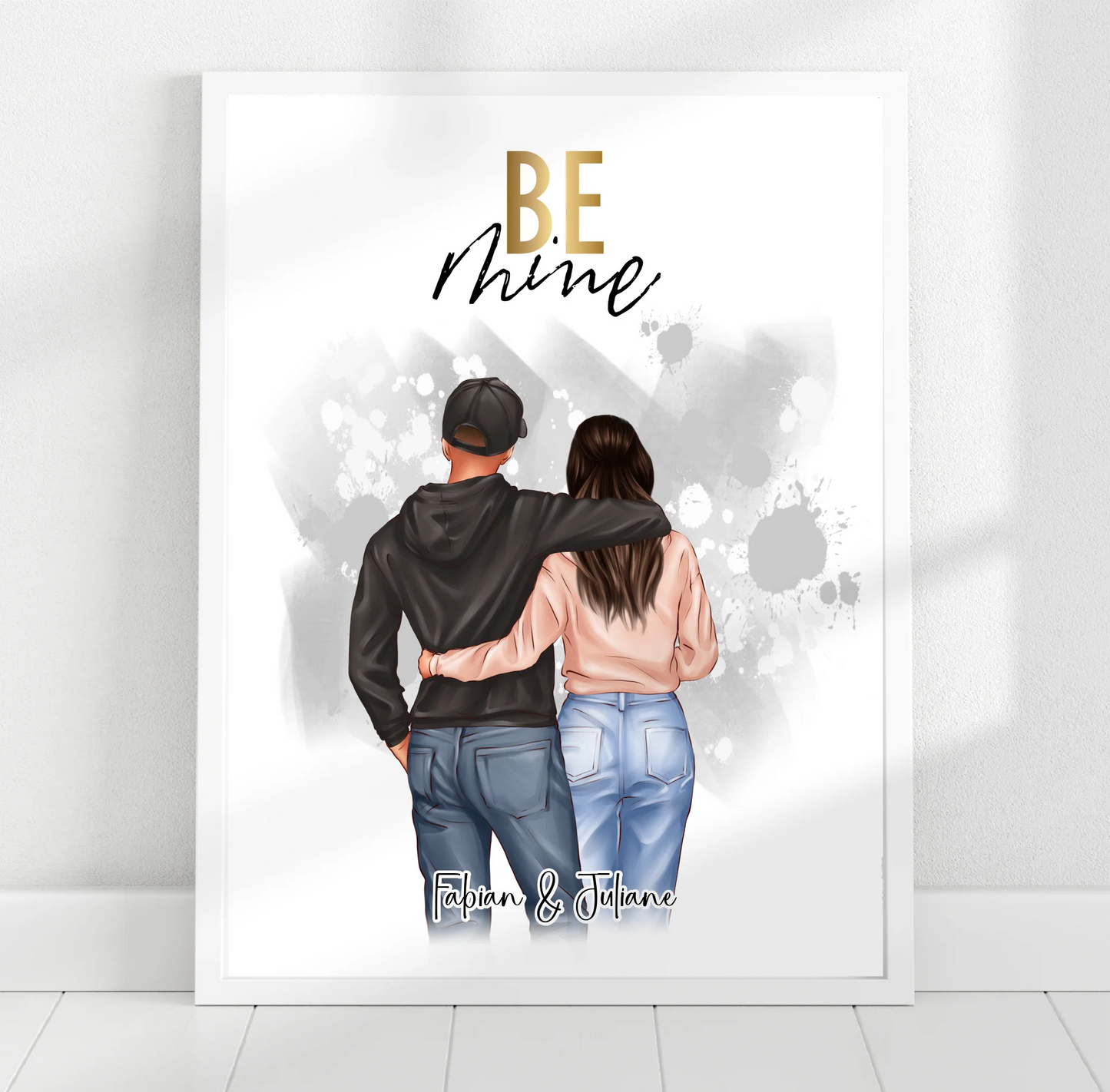Paar Poster Personalisiert