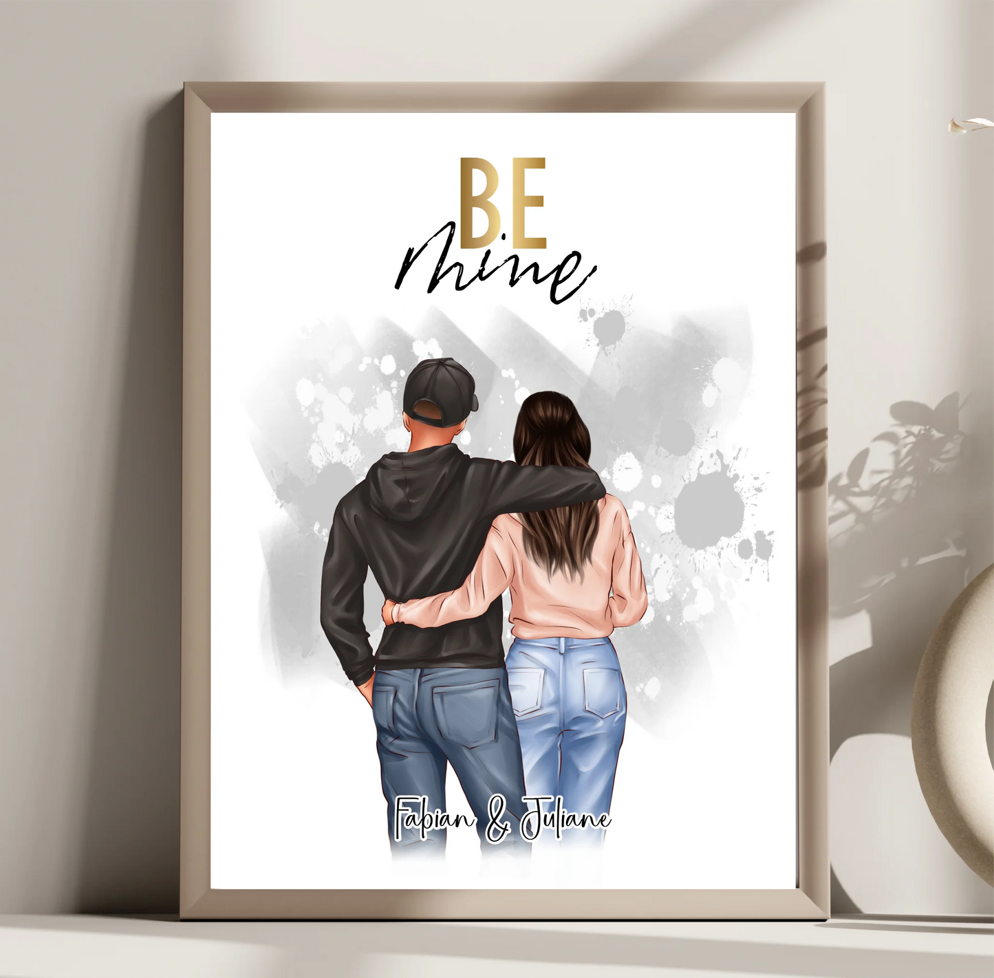 Paar Poster Personalisiert