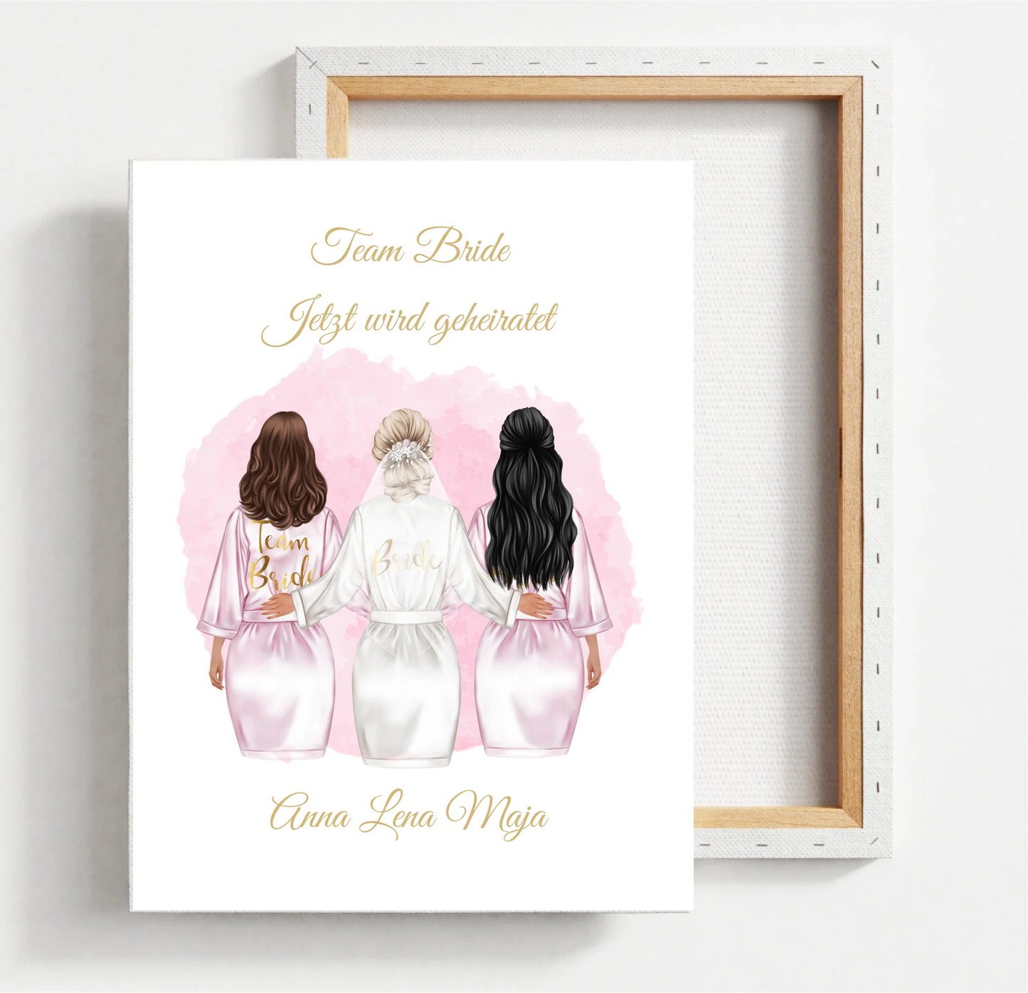 Braut Poster Personalisiert