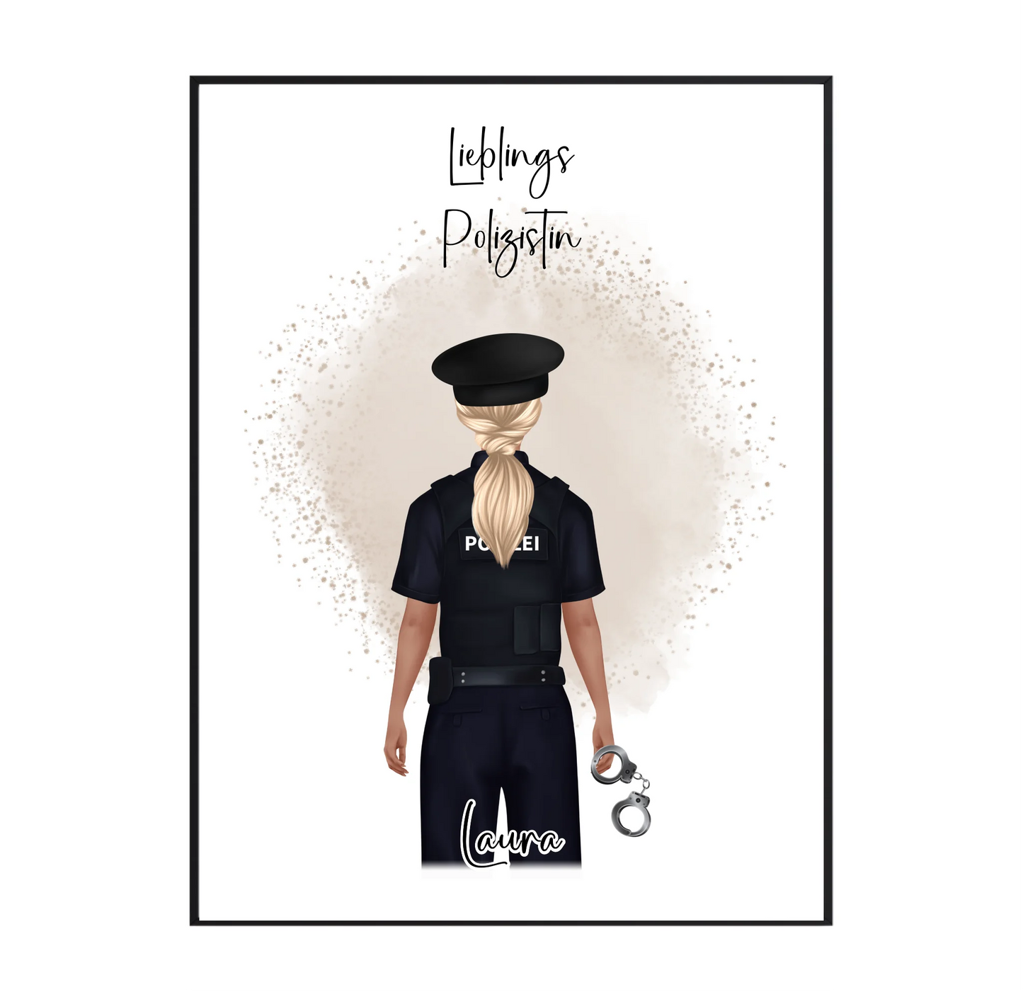Polizei Geschenk Poster