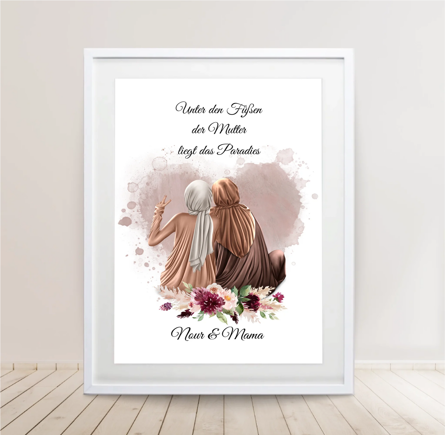Muslim Mama & 1-3 Töchter Poster