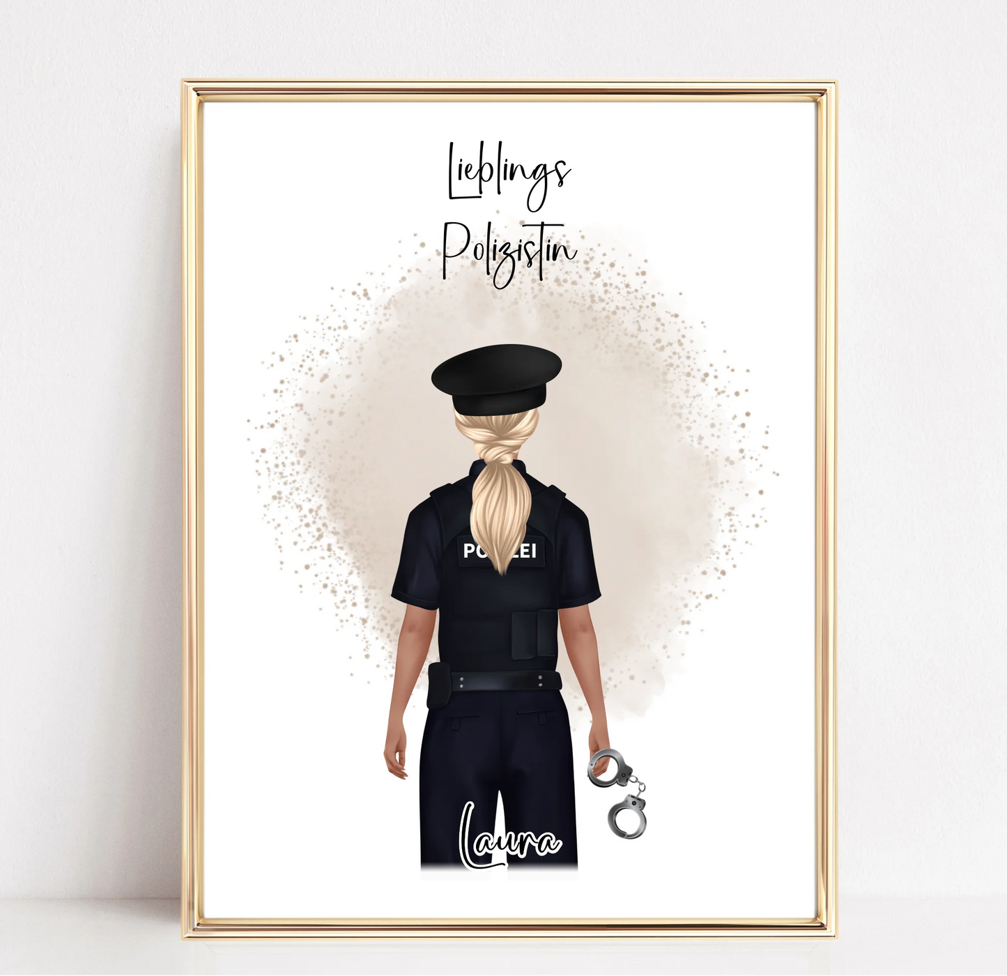 Polizei Geschenk Poster