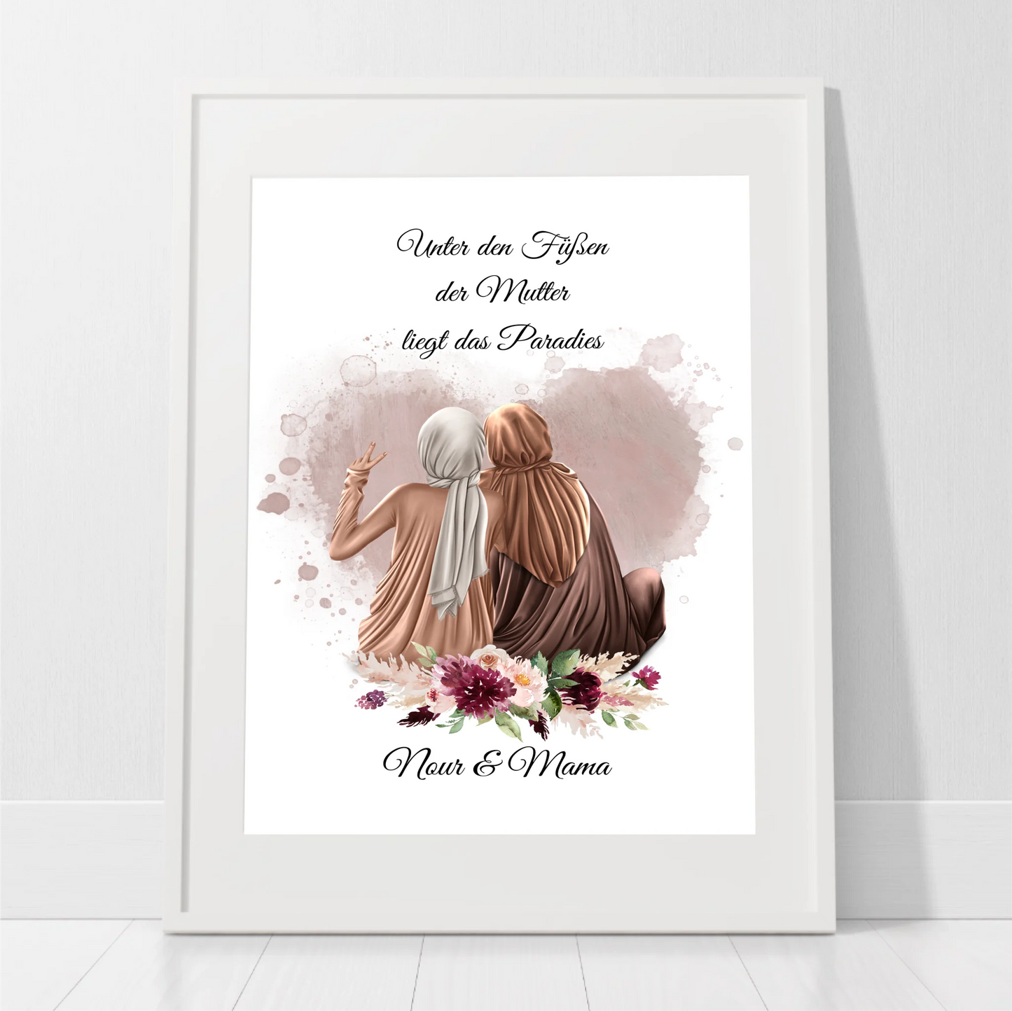 Muslim Mama & 1-3 Töchter Poster