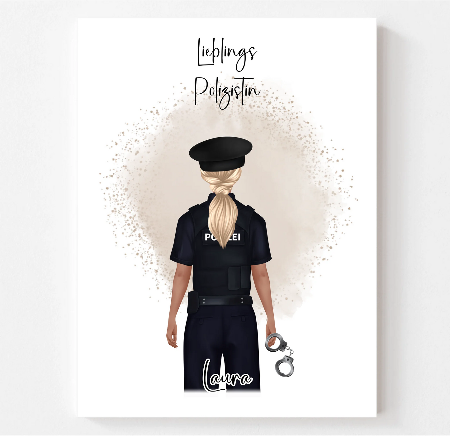 Polizei Geschenk Poster