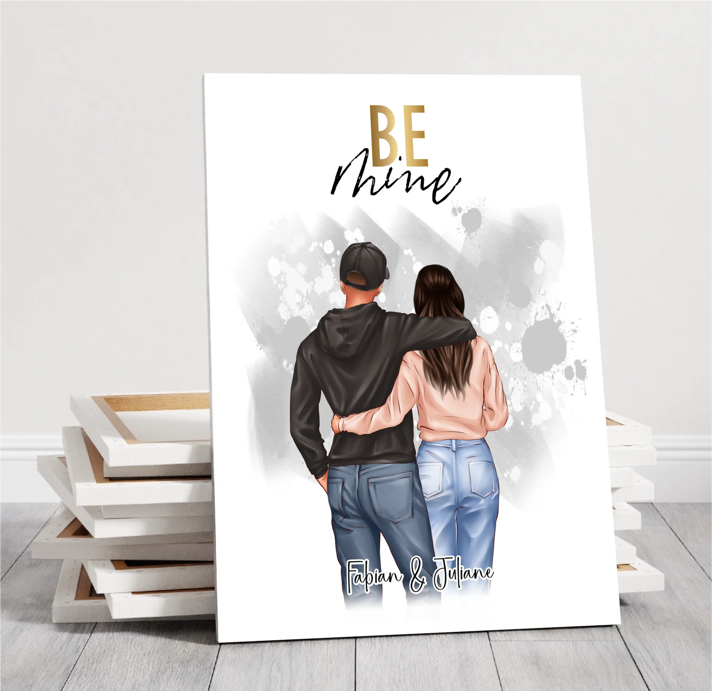 Paar Poster Personalisiert