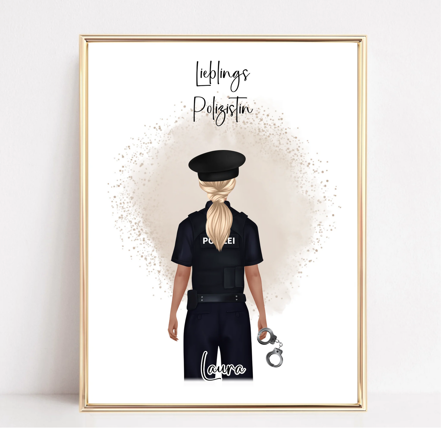Polizei Geschenk Poster