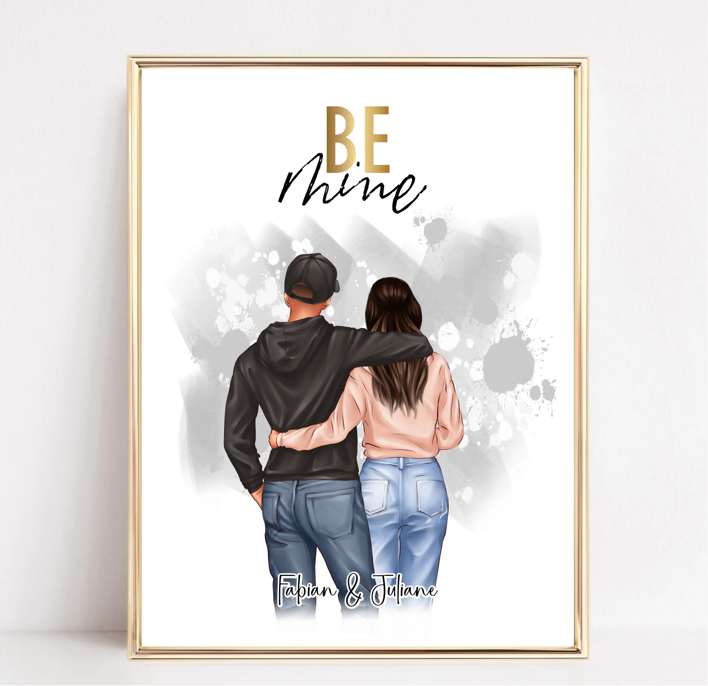 Paar Poster Personalisiert