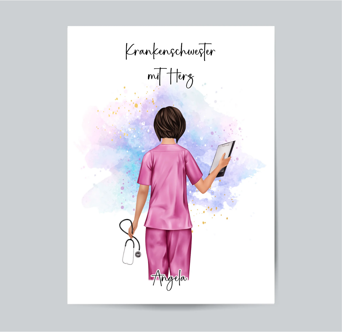 Krankenschwester Poster Personalisiert