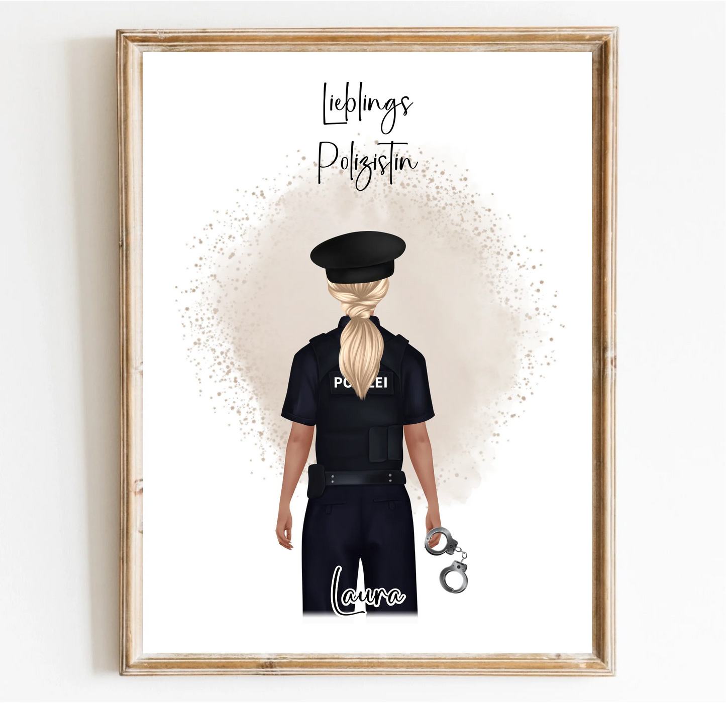 Polizei Geschenk Poster