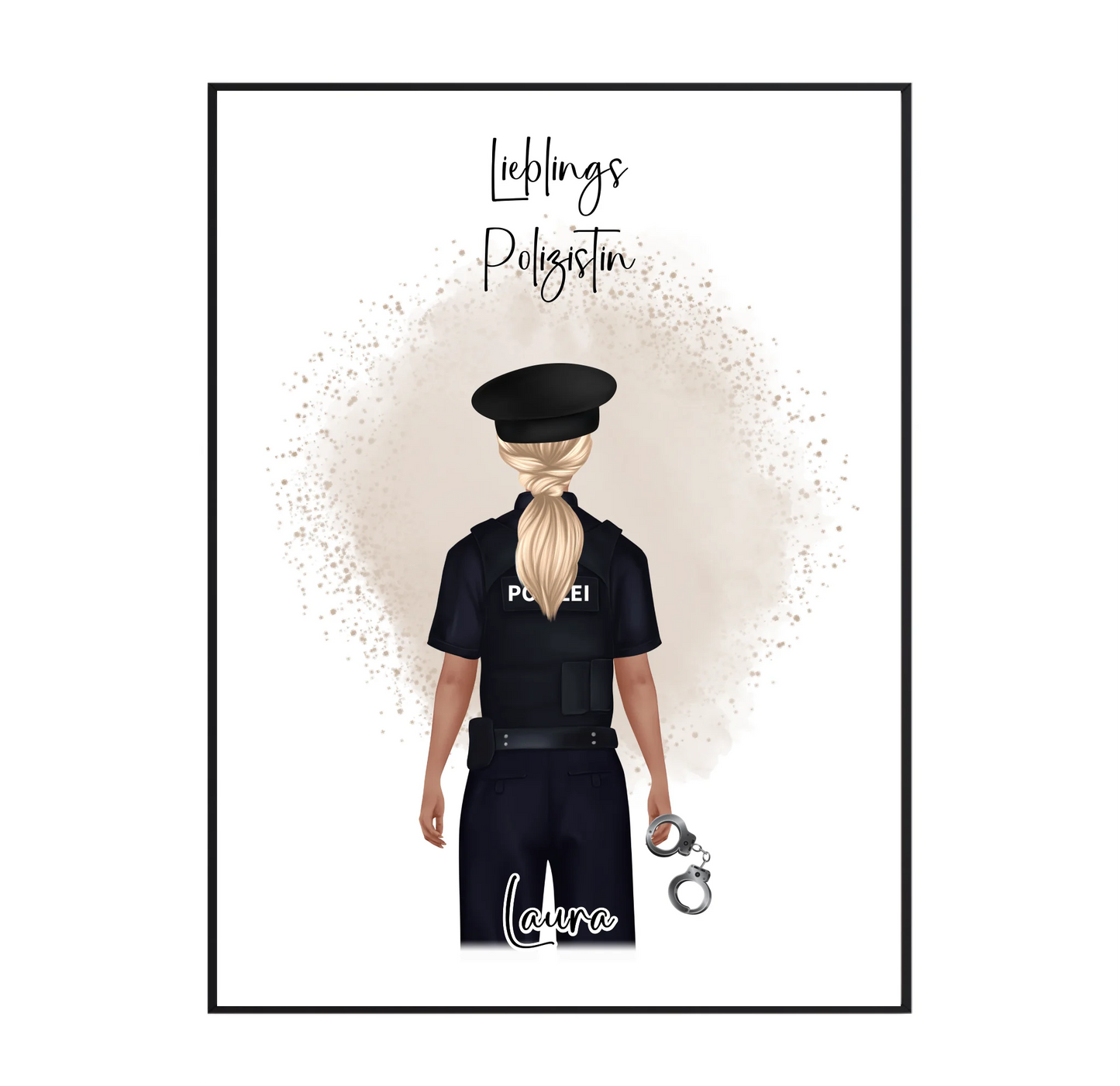 Polizei Geschenk Poster