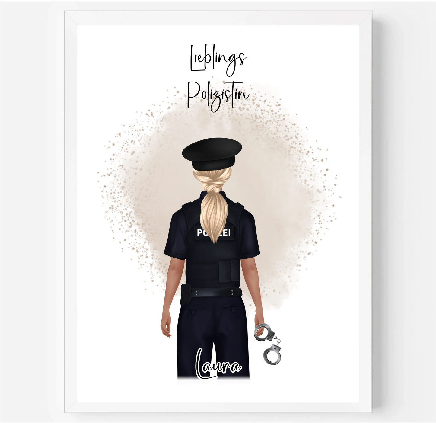 Polizei Geschenk Poster
