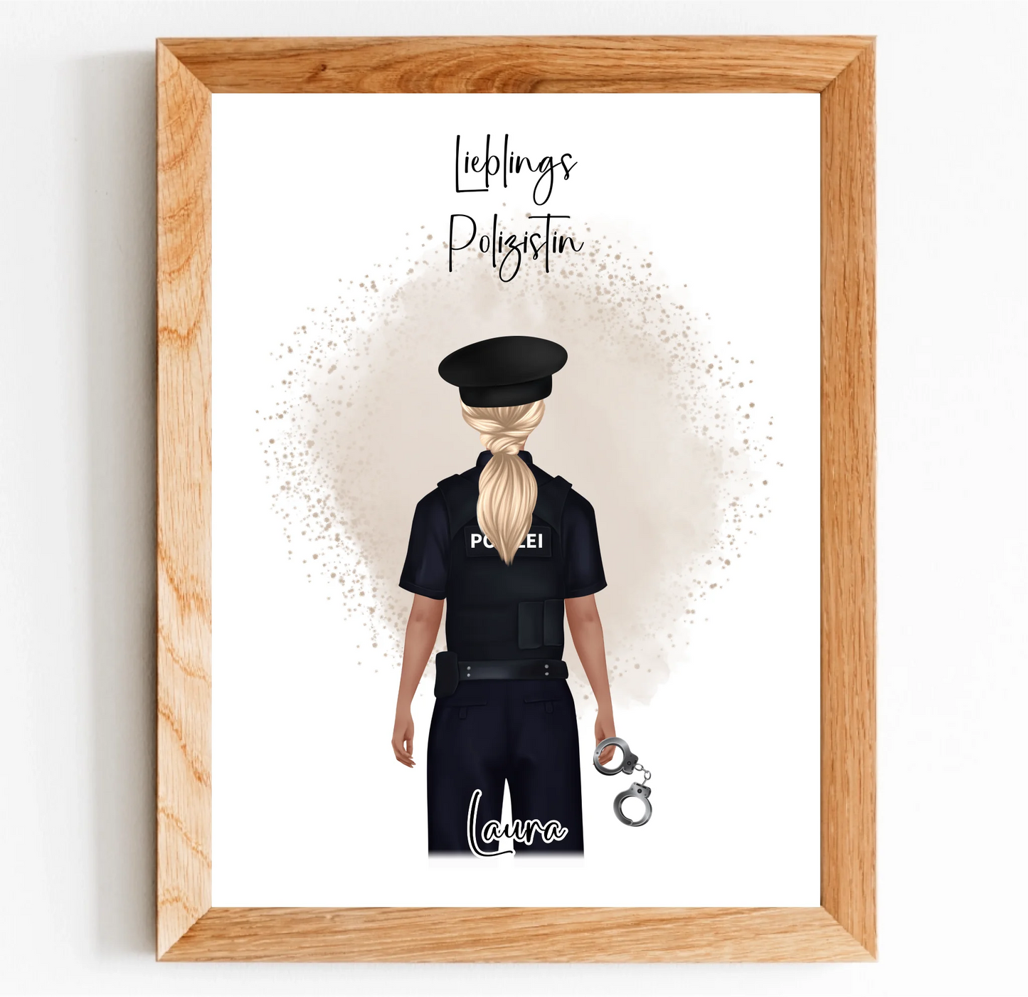 Polizei Geschenk Poster