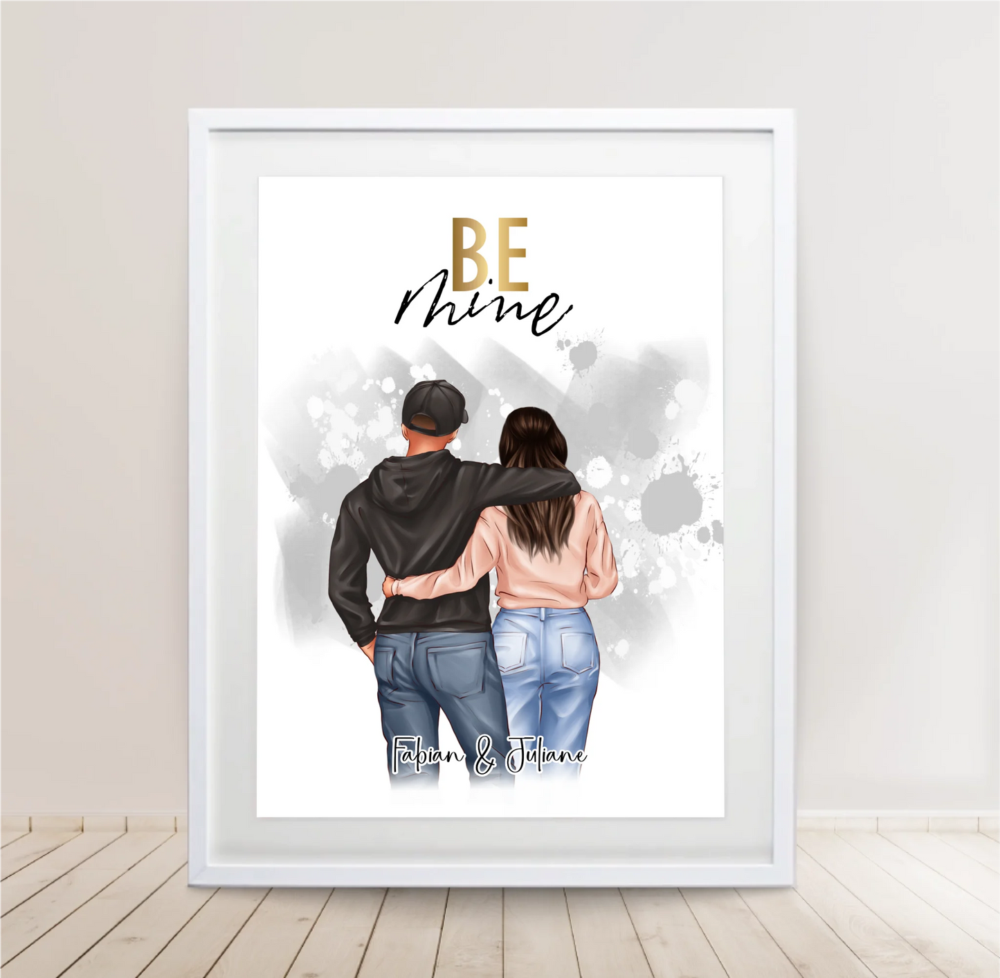 Paar Poster Personalisiert
