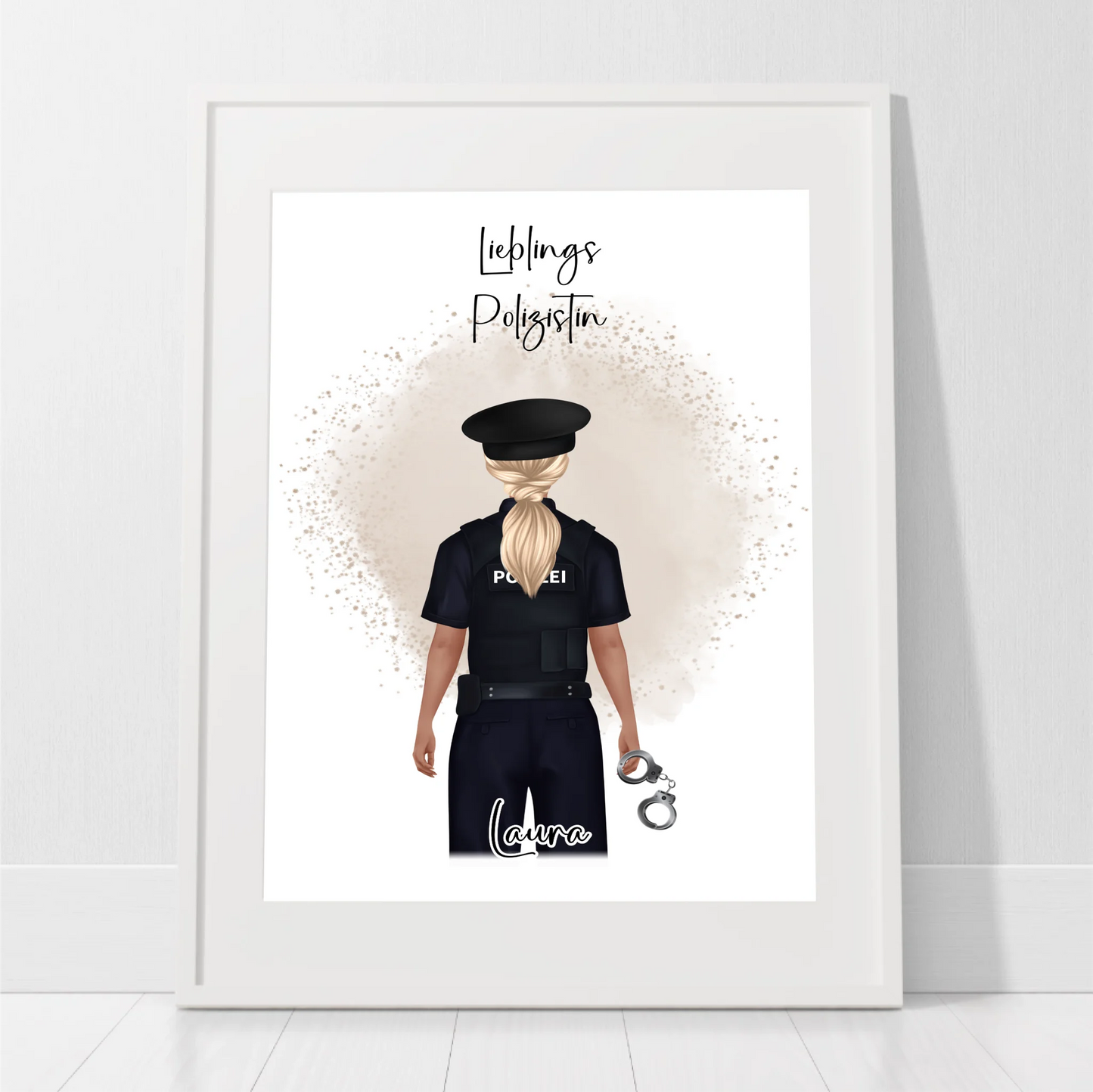 Polizei Geschenk Poster