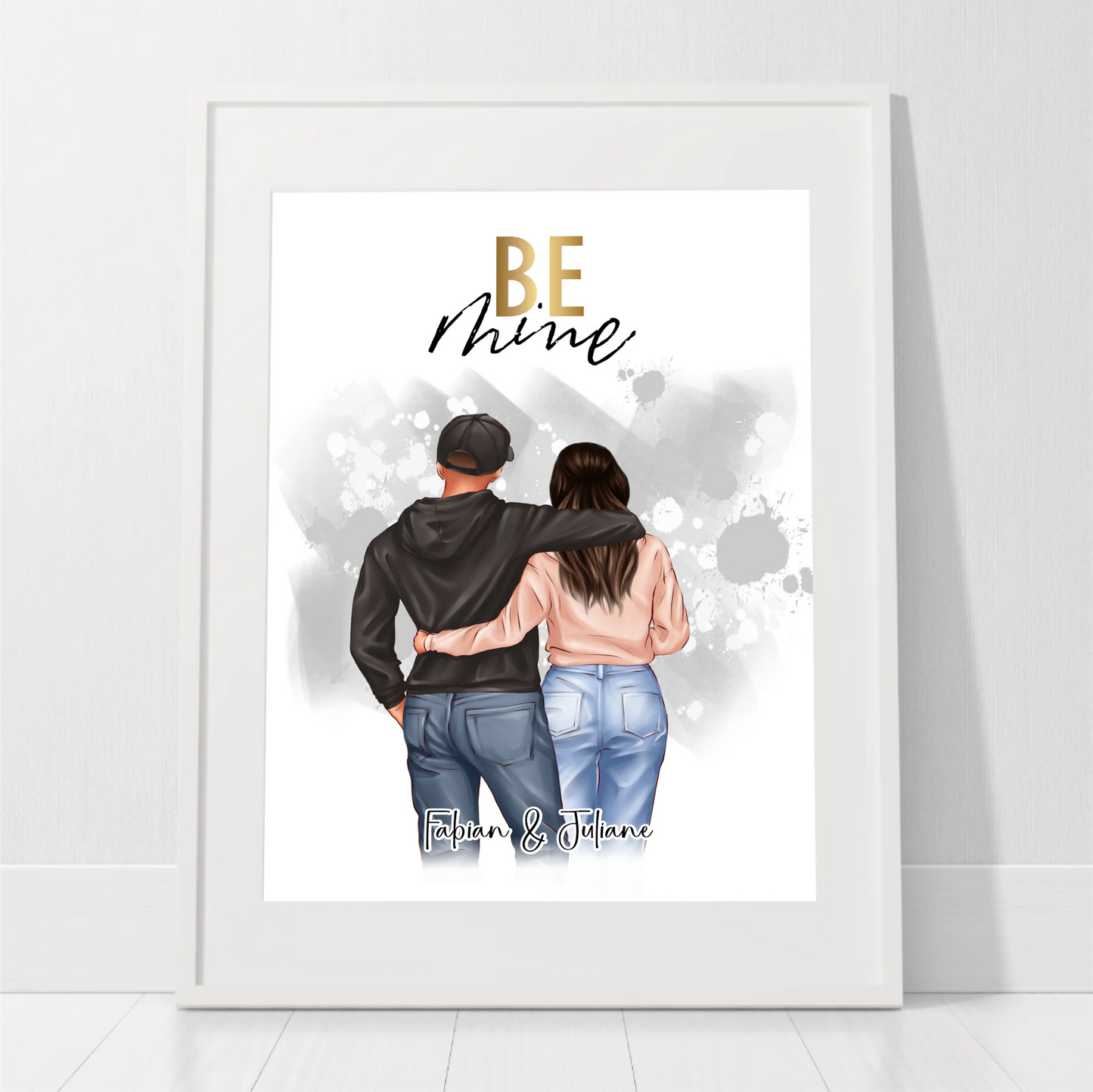 Paar Poster Personalisiert