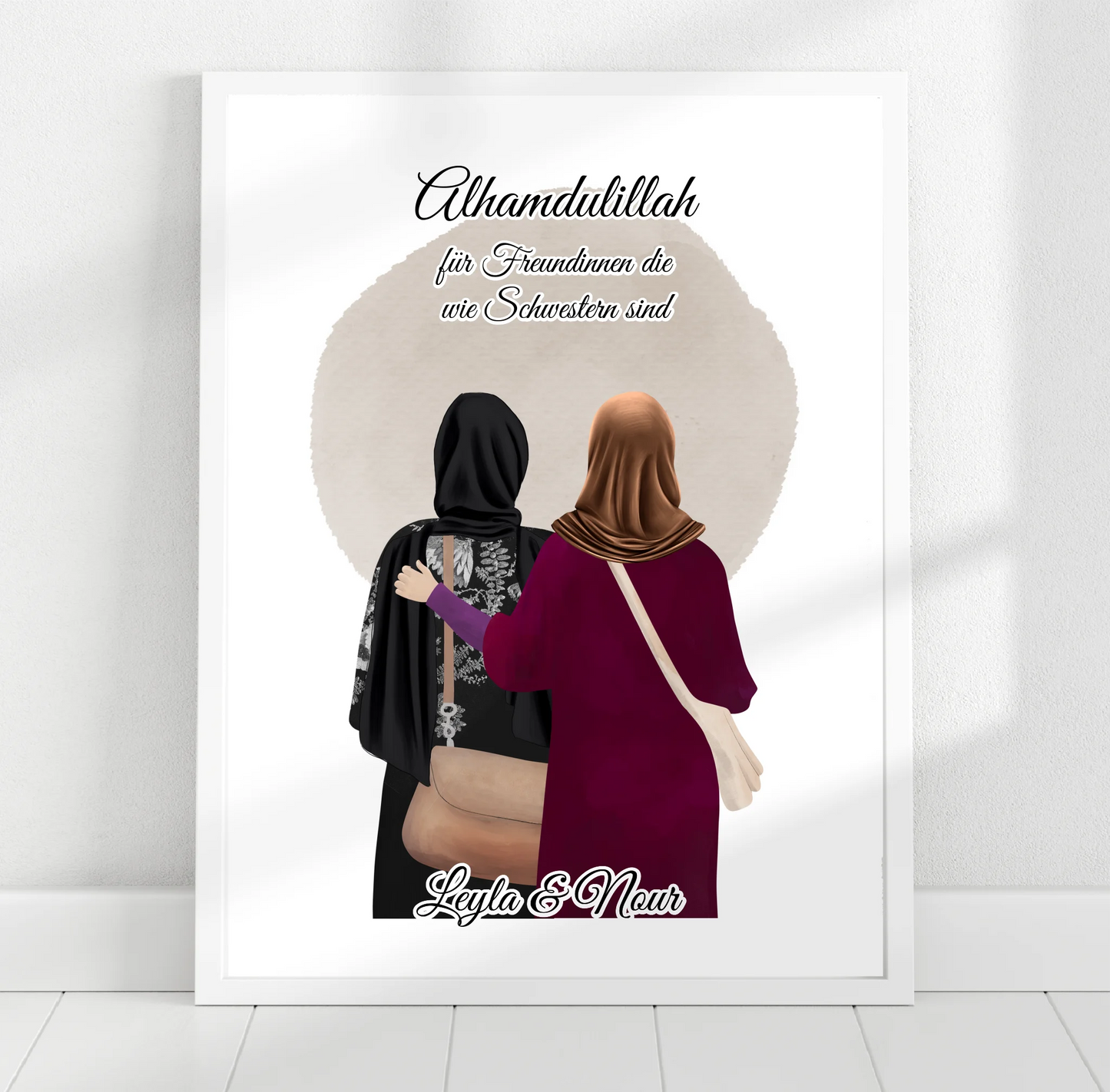 2-4 Muslim Freundinnen Poster