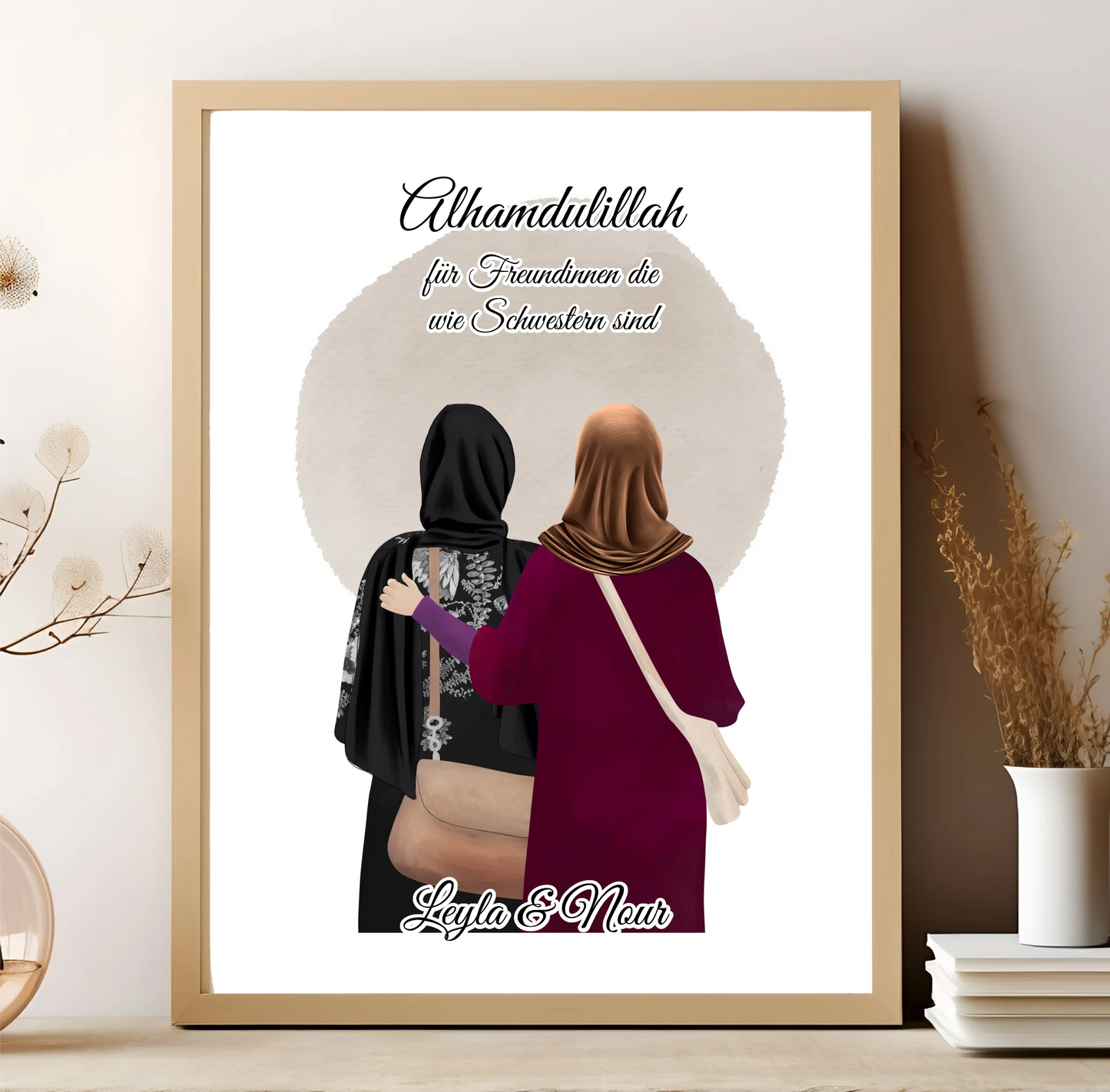 2-4 Muslim Freundinnen Poster
