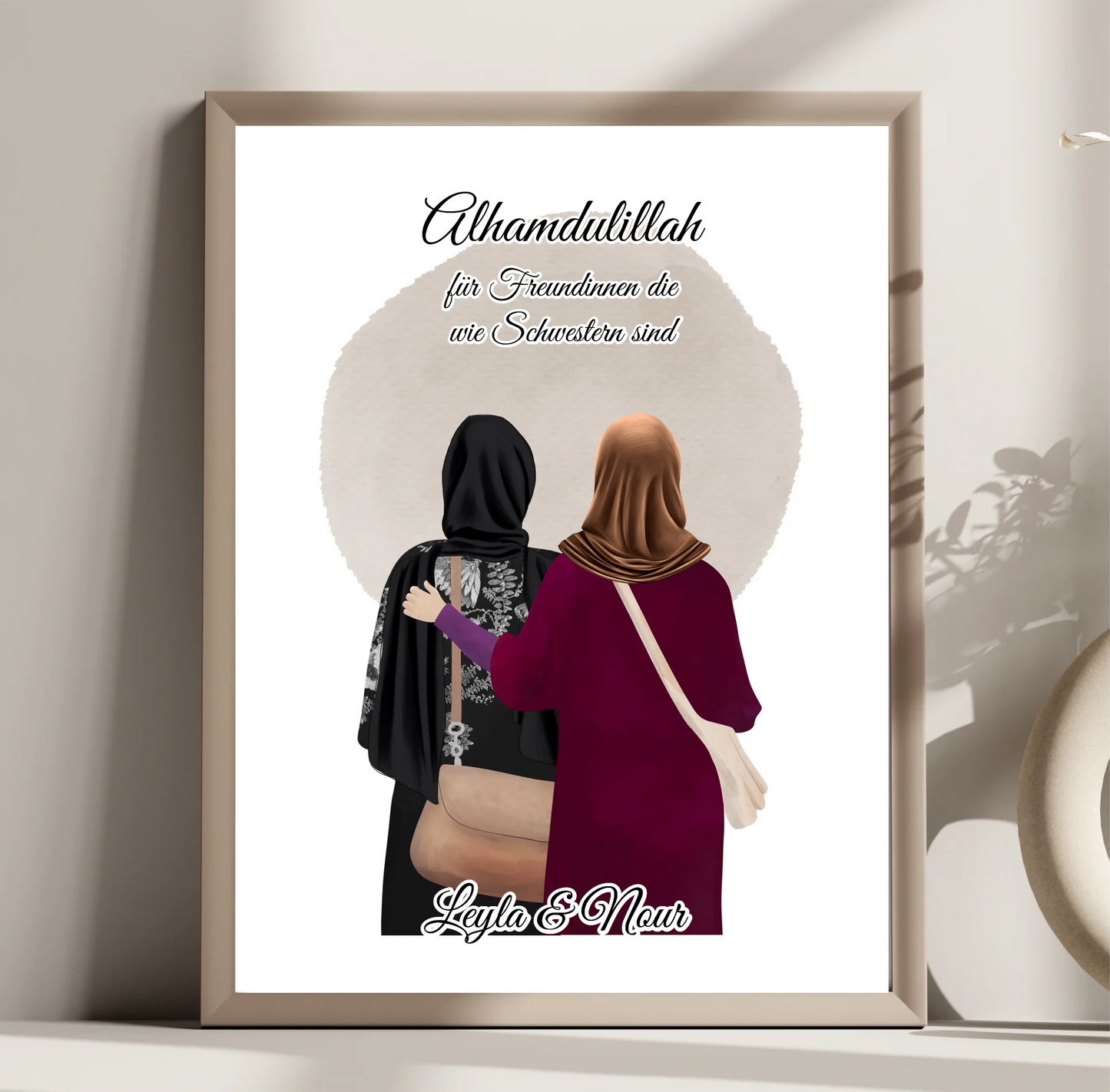 2-4 Muslim Freundinnen Poster