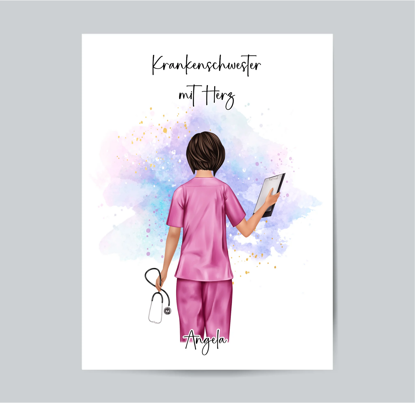 Krankenschwester Poster Personalisiert