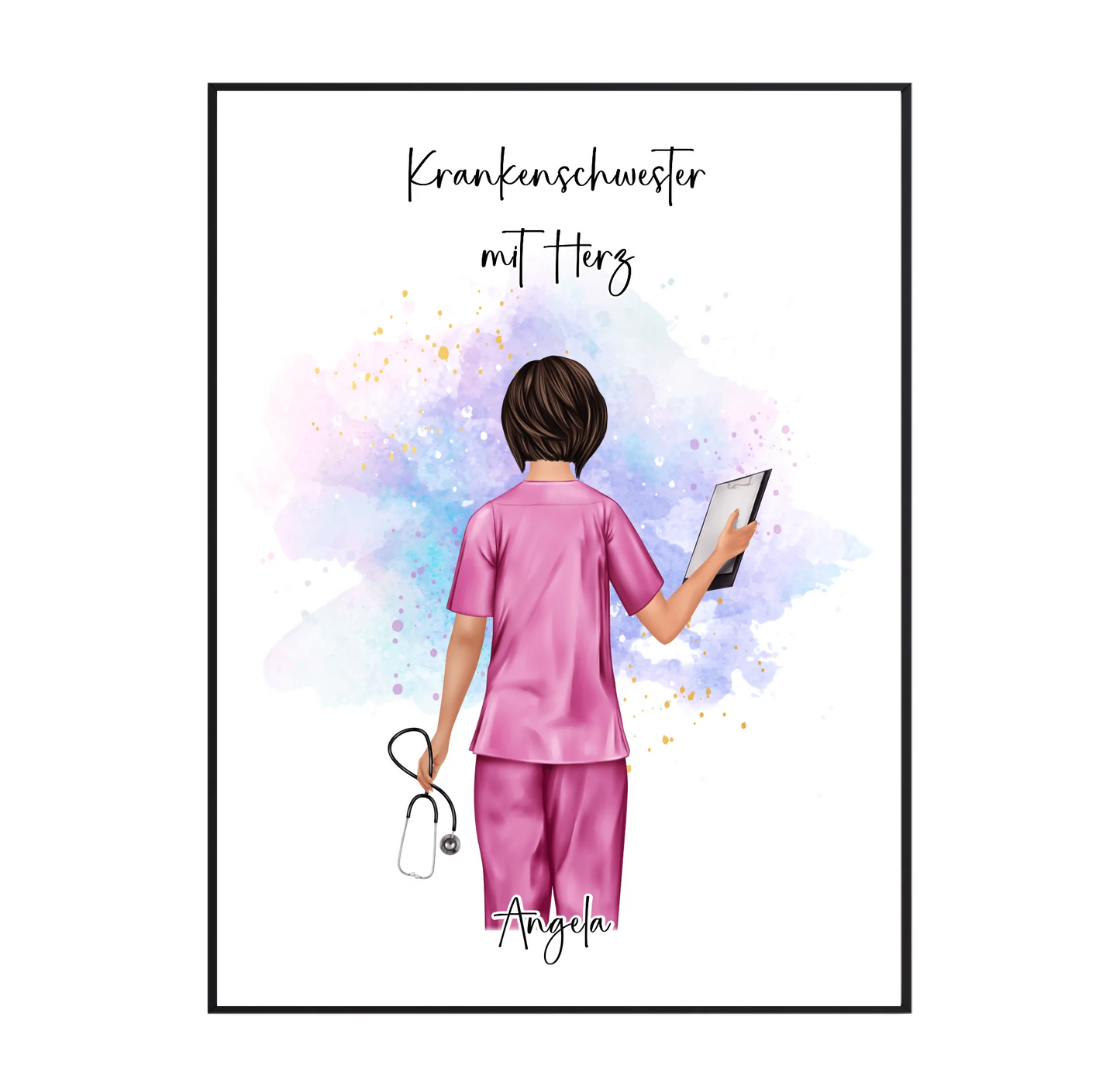 Krankenschwester Poster Personalisiert