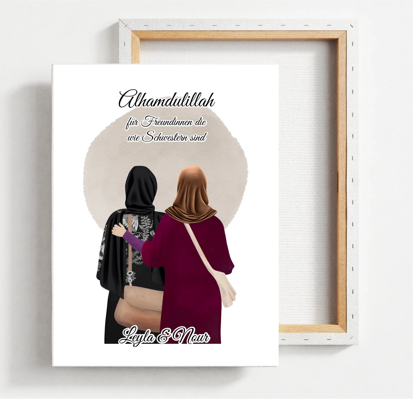 2-4 Muslim Freundinnen Poster