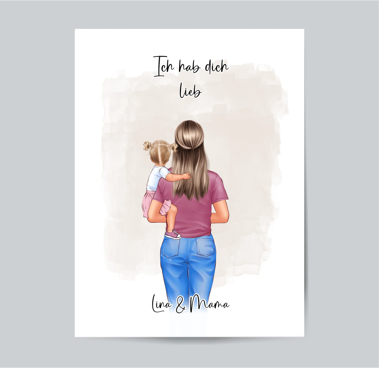 Mama & 1-2 Kinder Poster