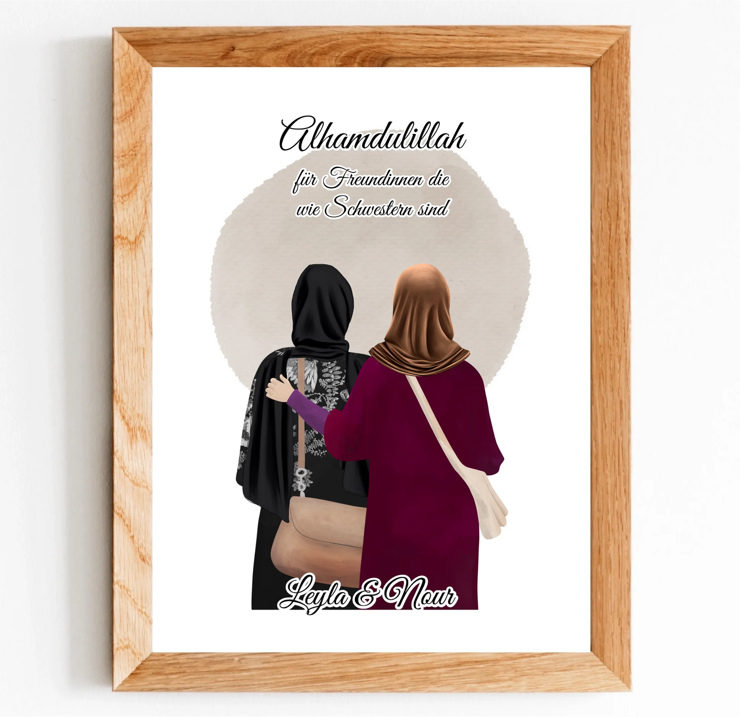 2-4 Muslim Freundinnen Poster