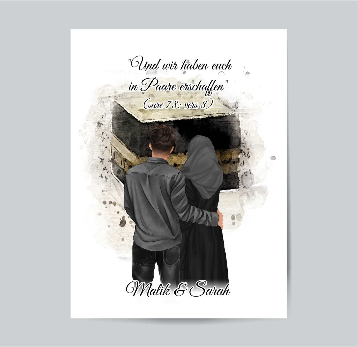 Muslim Paar Poster