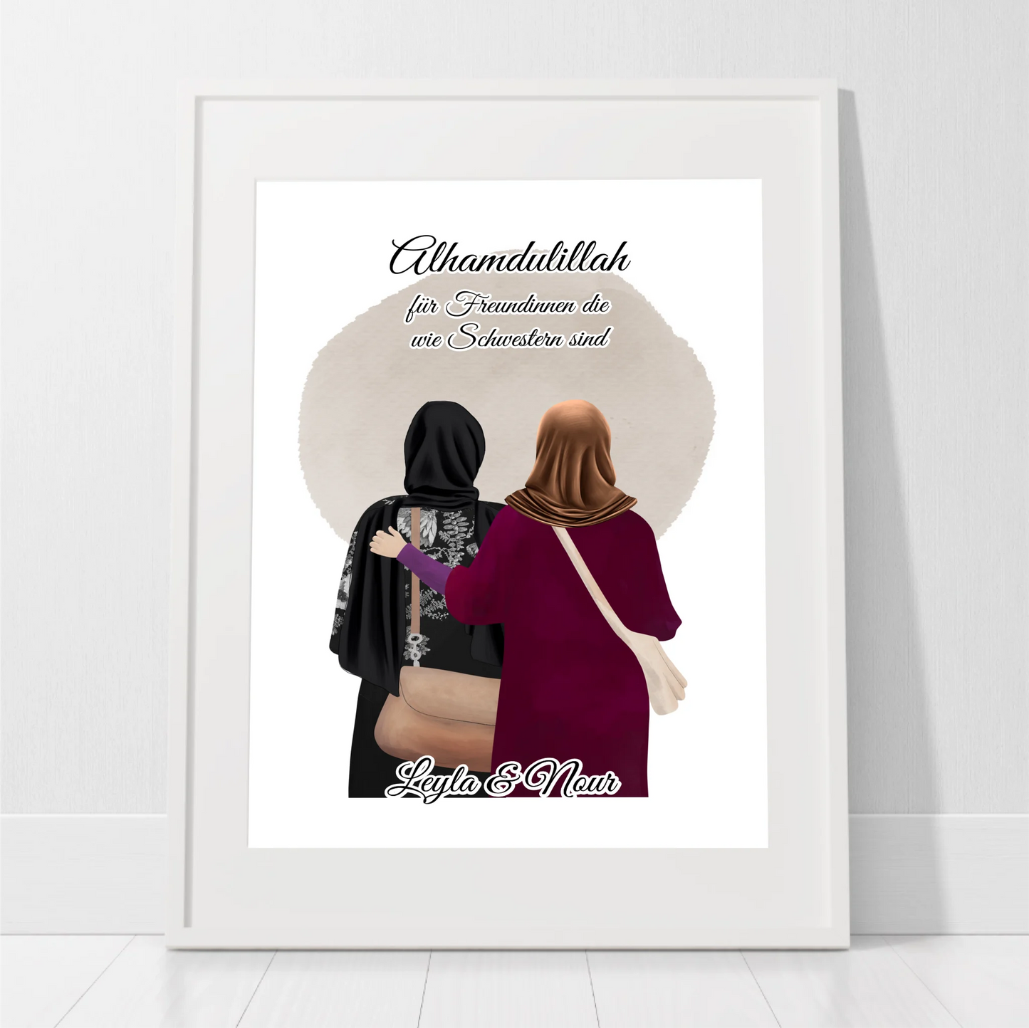 2-4 Muslim Freundinnen Poster