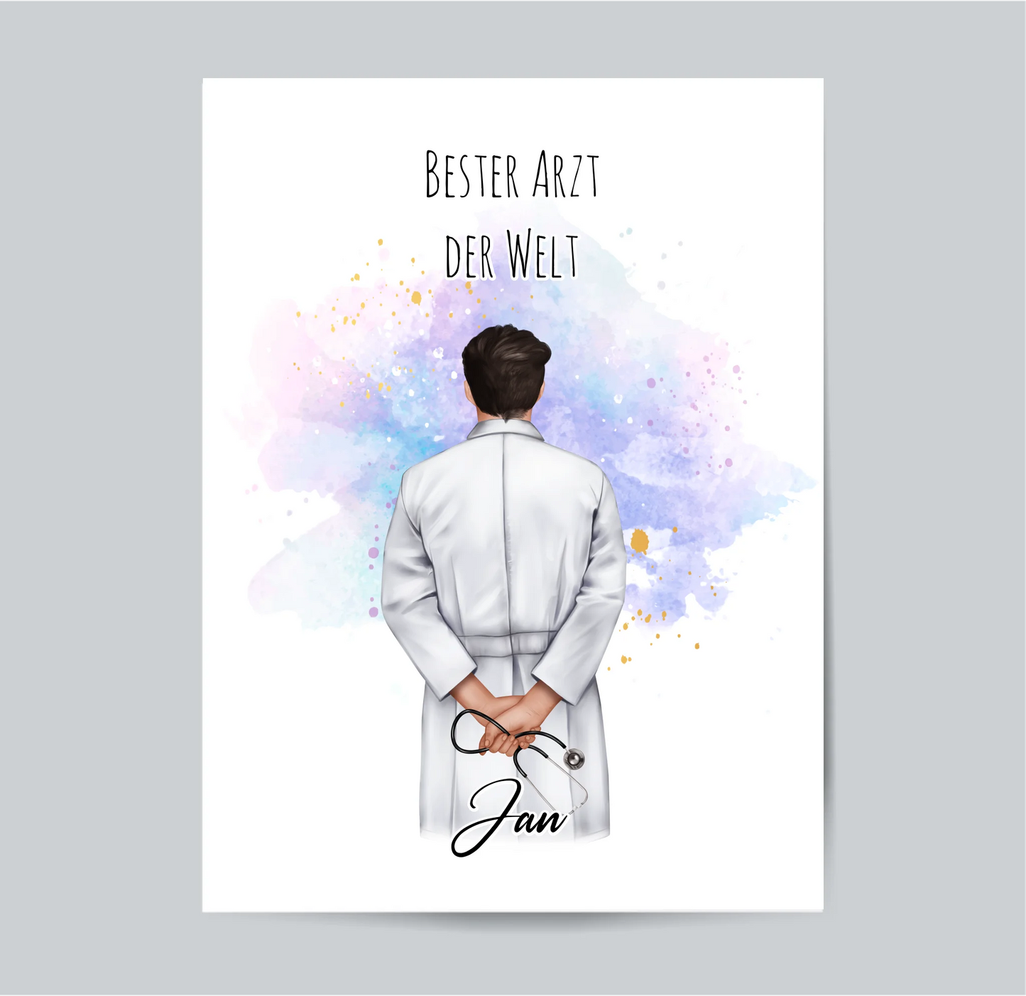 Arzt Geschenkidee Poster