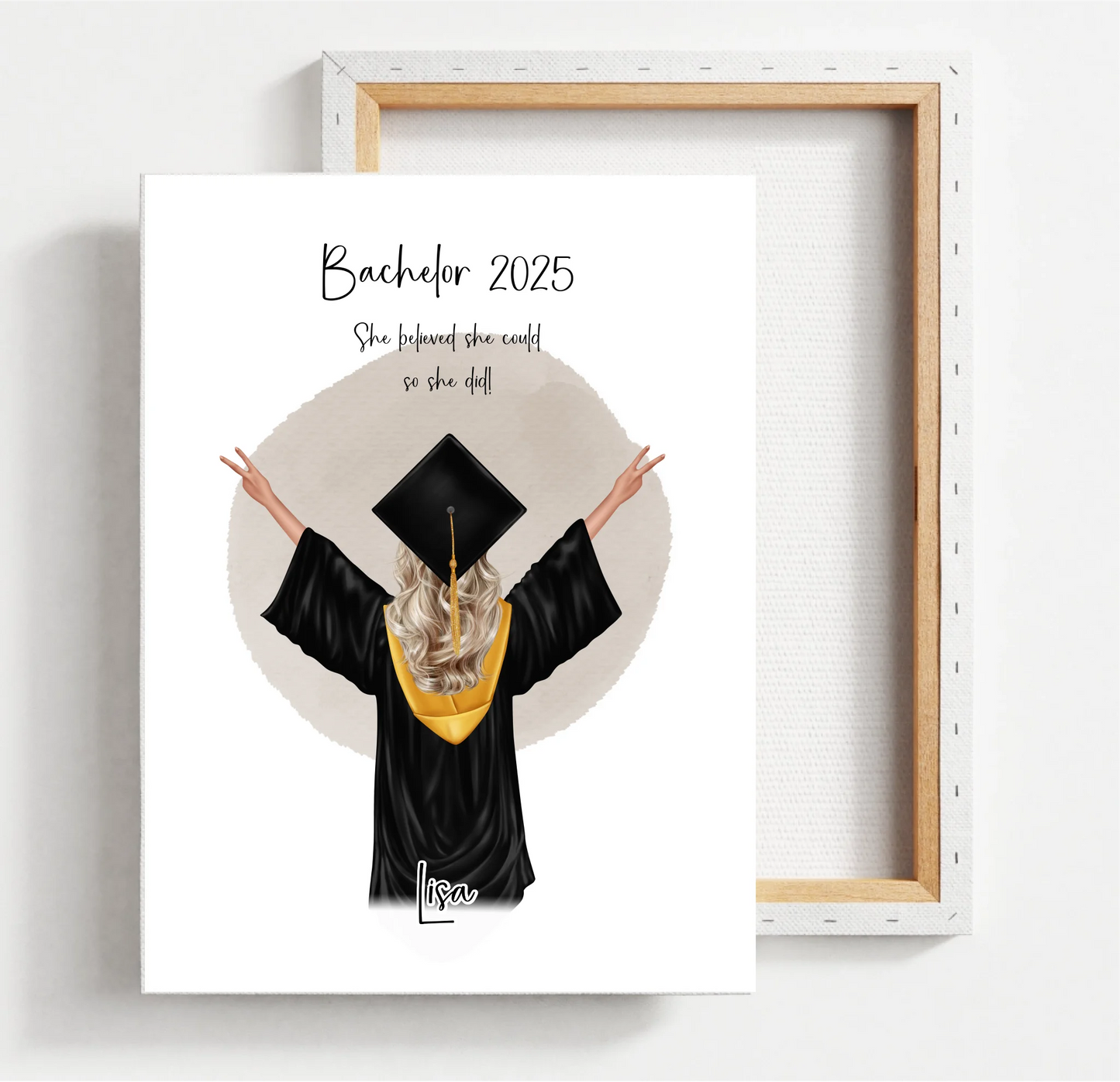 Abschluss Geschenk Poster