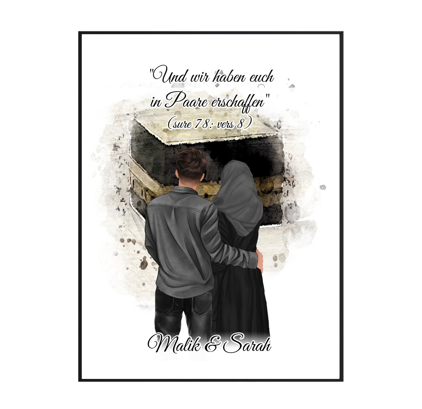 Muslim Paar Poster