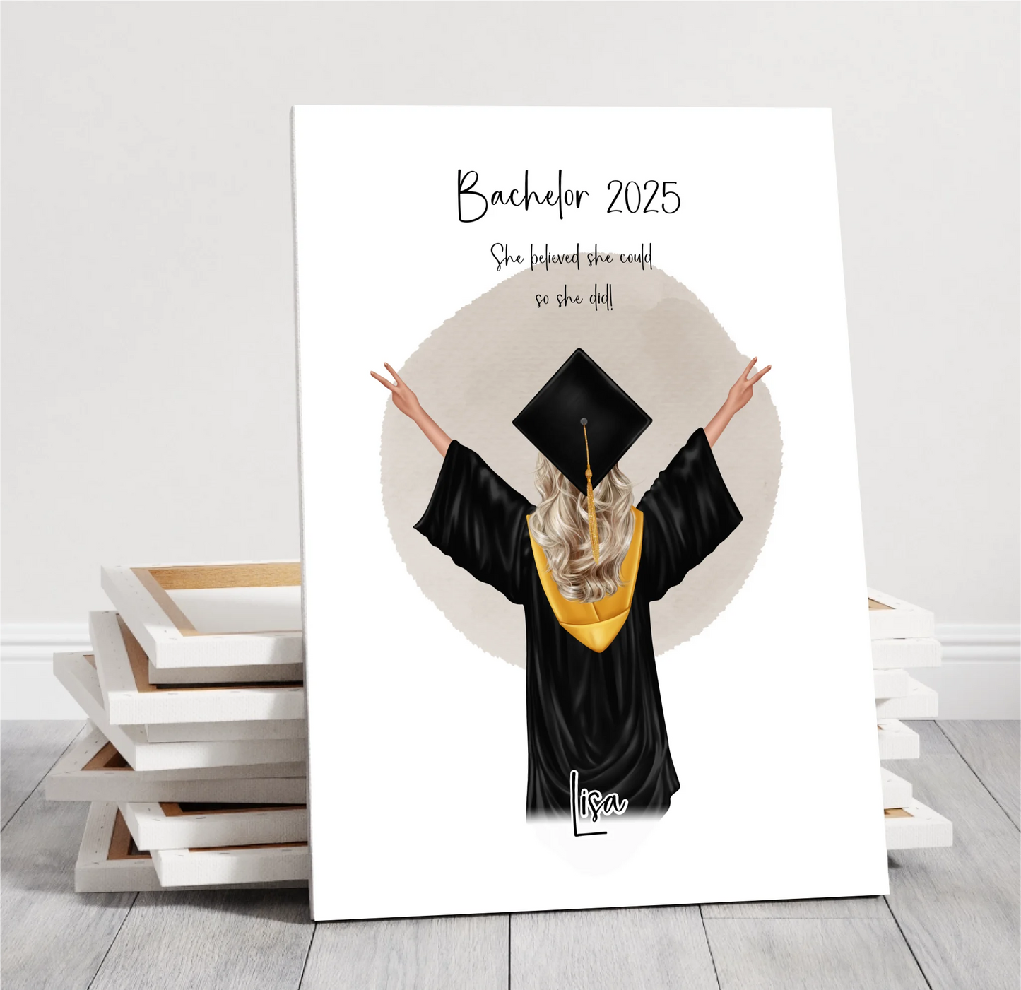 Abschluss Geschenk Poster