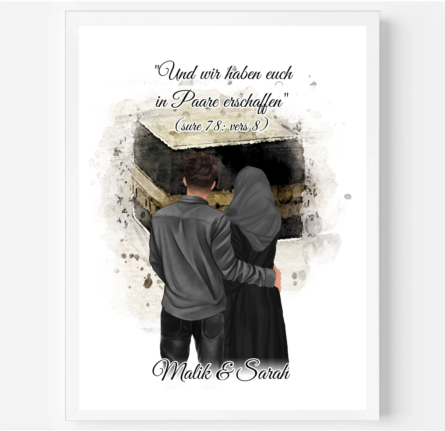 Muslim Paar Poster