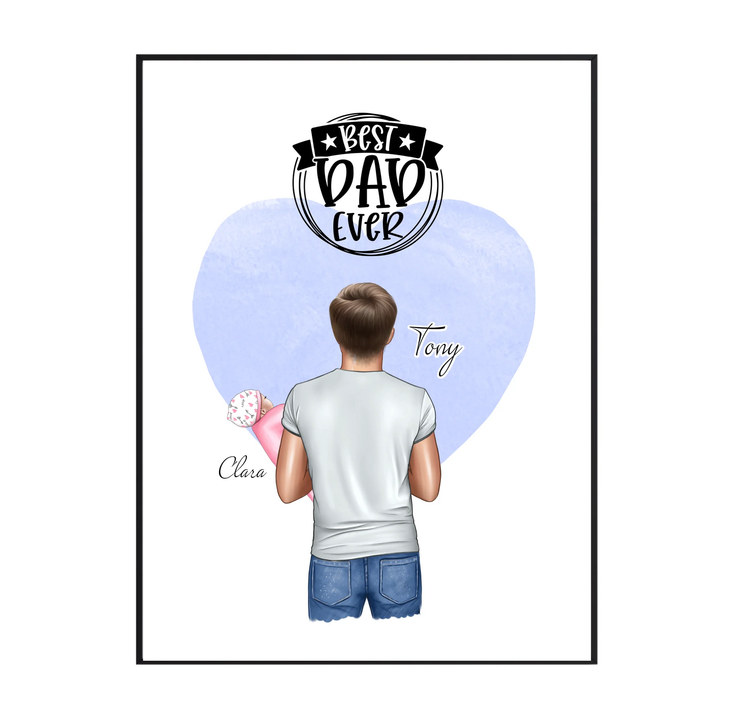 Papa & Baby Poster