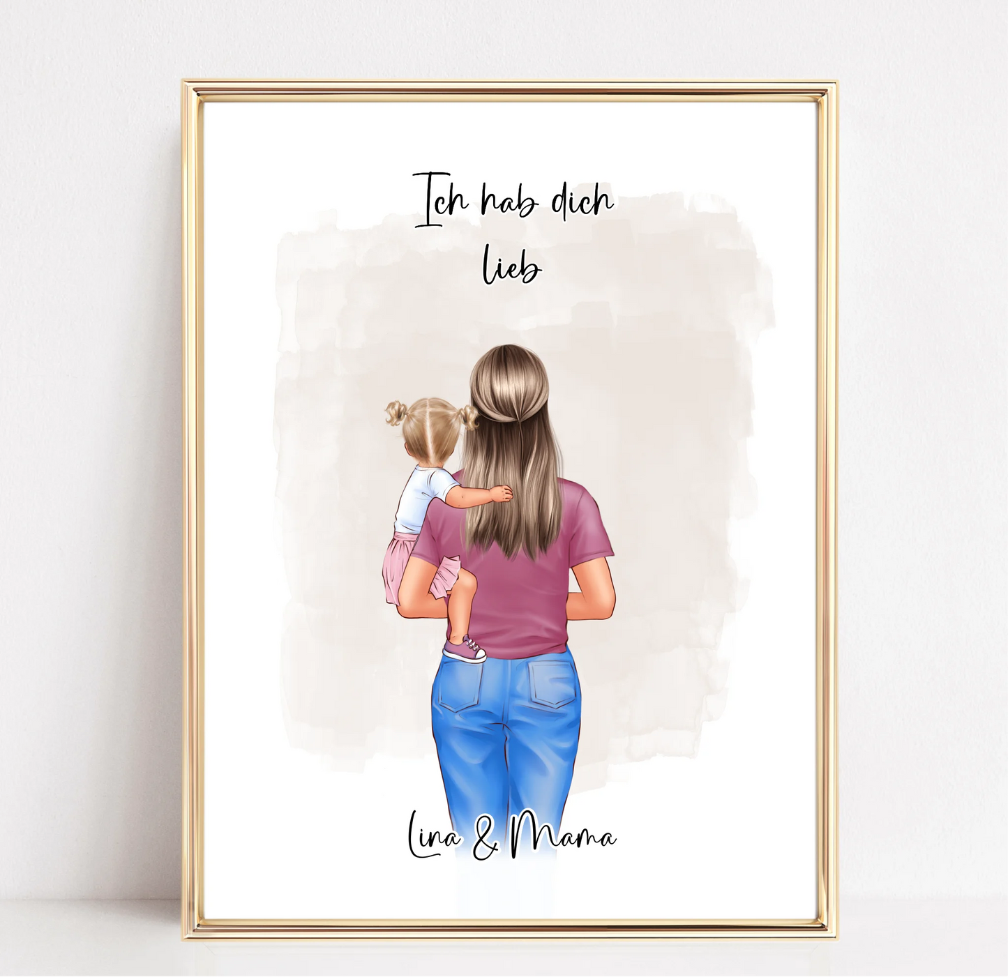 Mama & 1-2 Kinder Poster