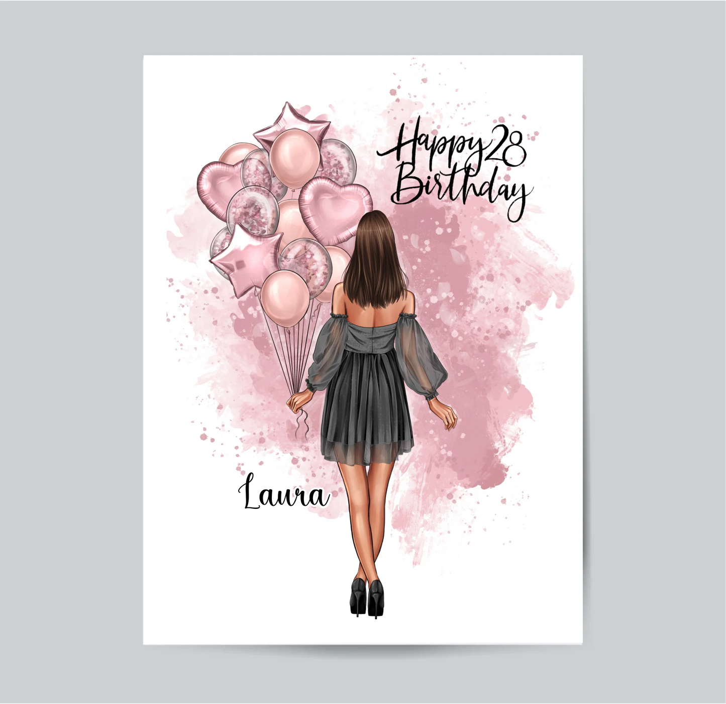 Geburtstagsgeschenk Personalisiertes Poster