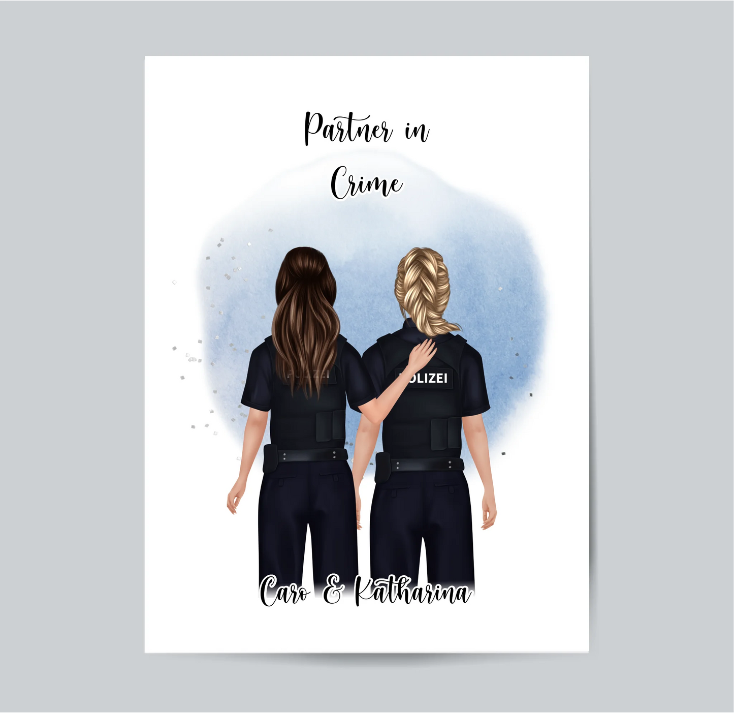 2-4 Polizistinnen Poster