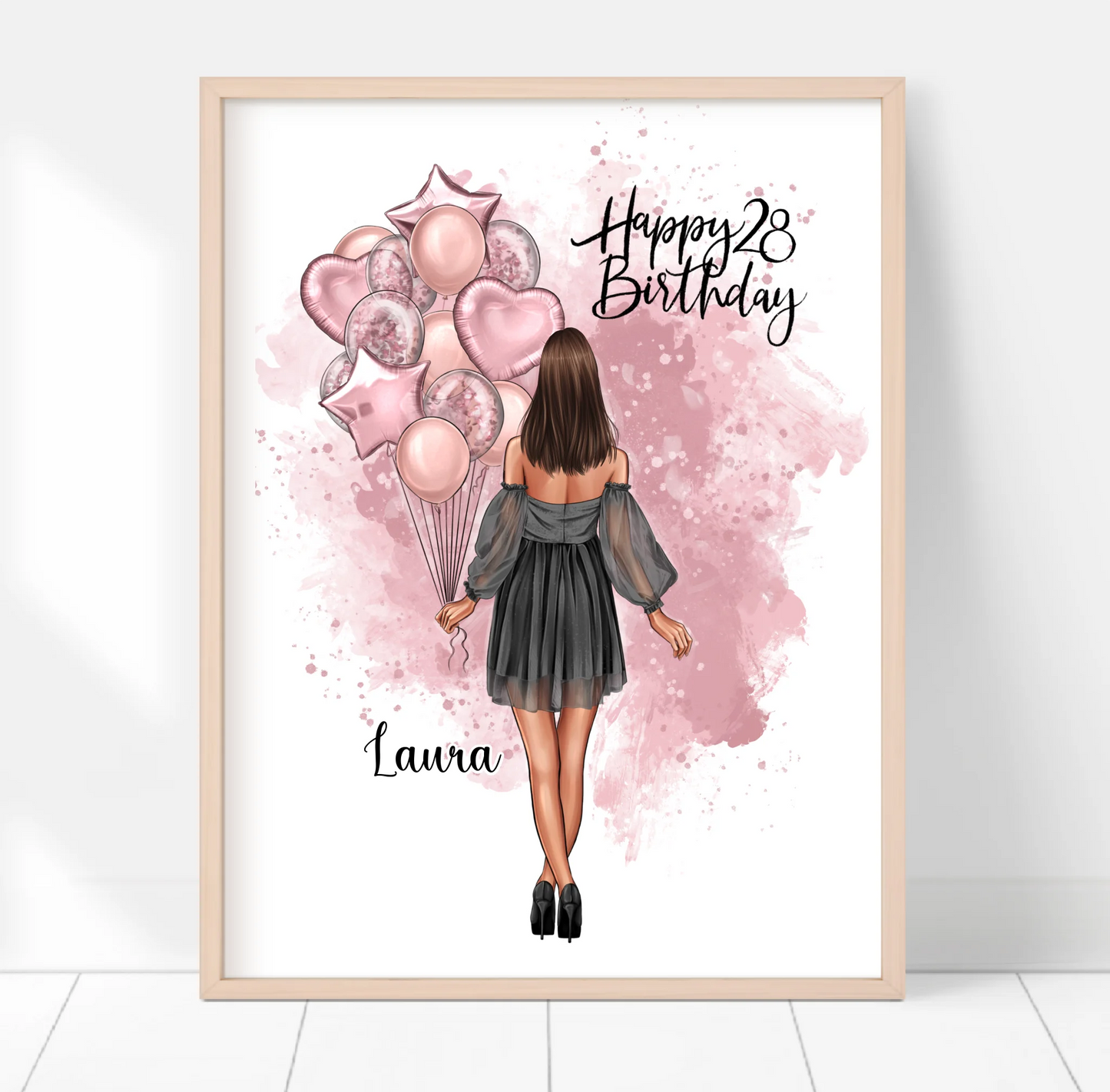 Geburtstagsgeschenk Personalisiertes Poster