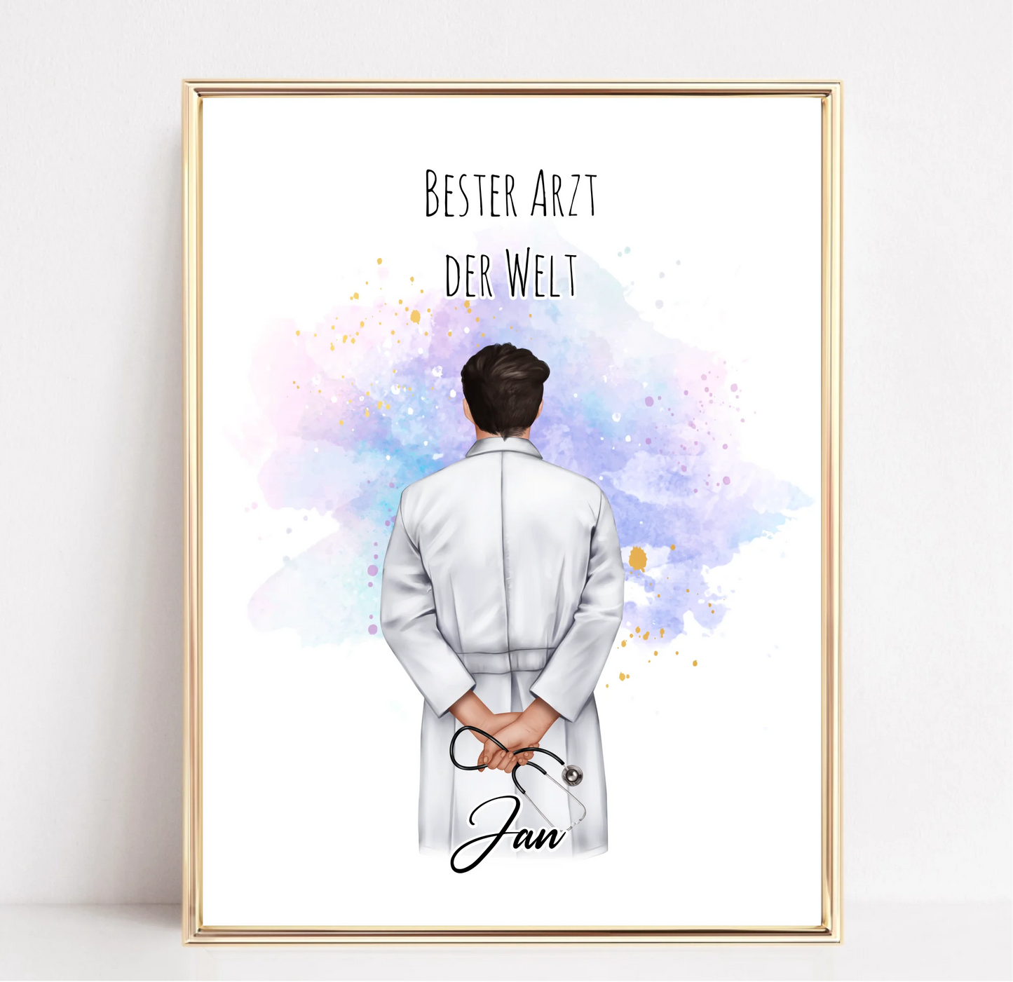 Arzt Geschenkidee Poster