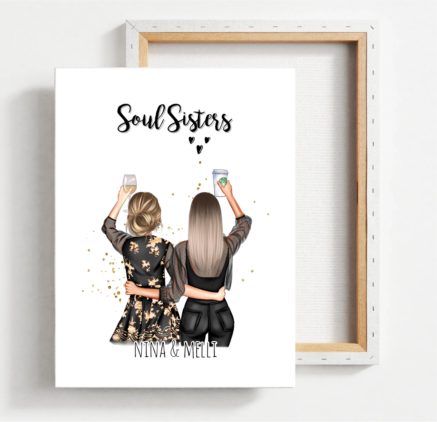 2-3 Freundinnen Poster Geschenk Bestseller #1