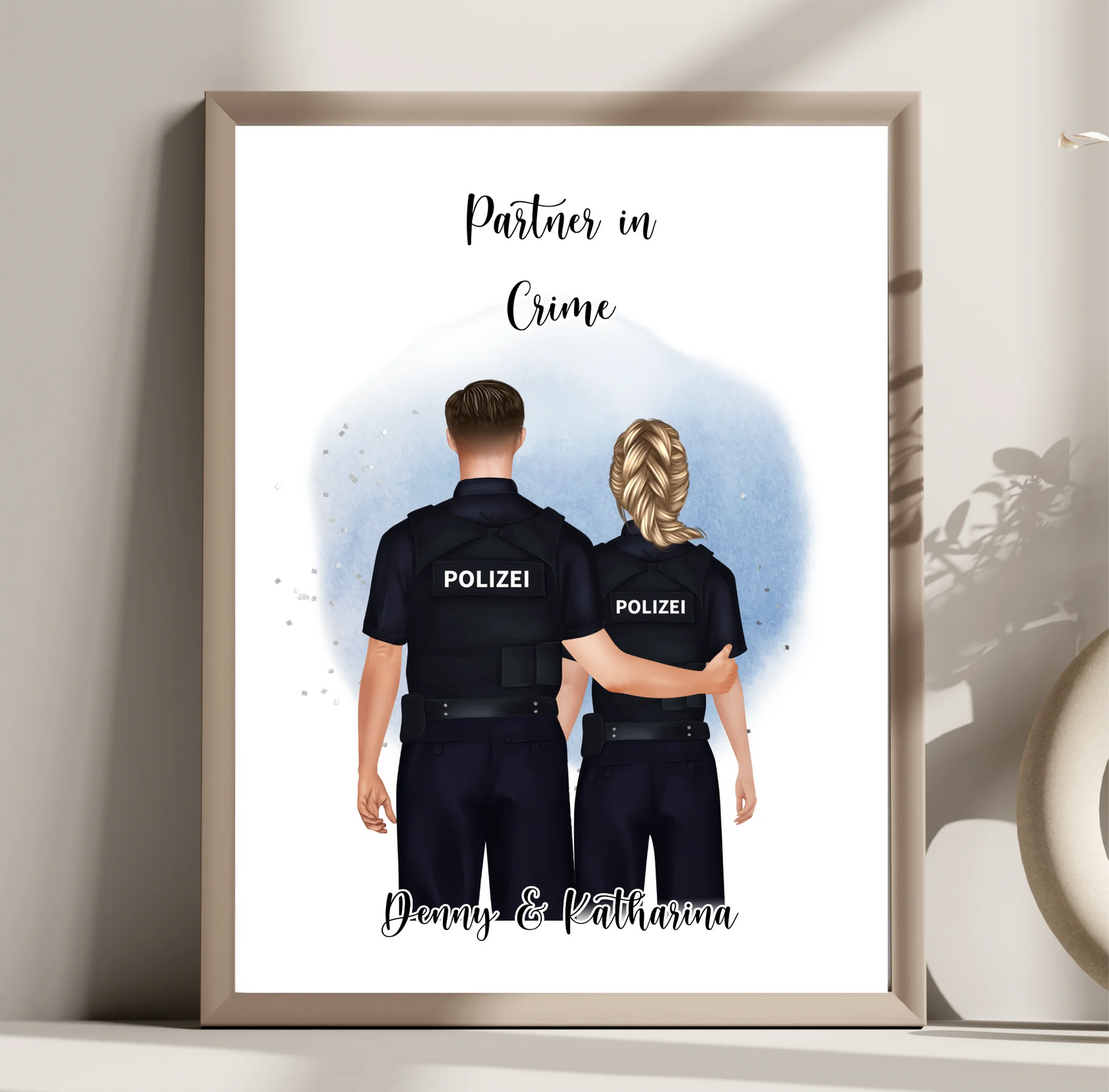 Polizist & Polizistin Poster (2-3 Polizisten)