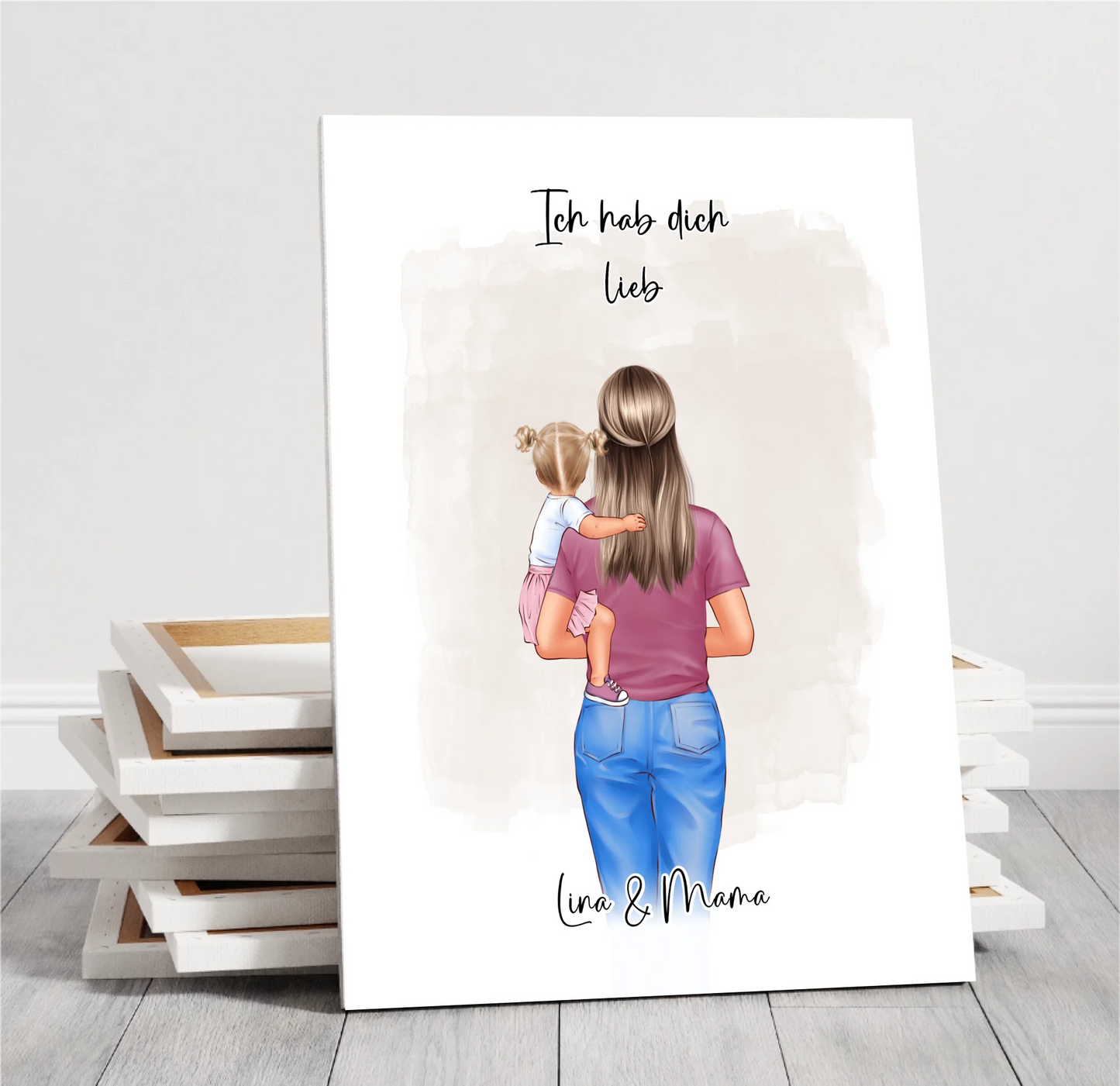 Mama & 1-2 Kinder Poster
