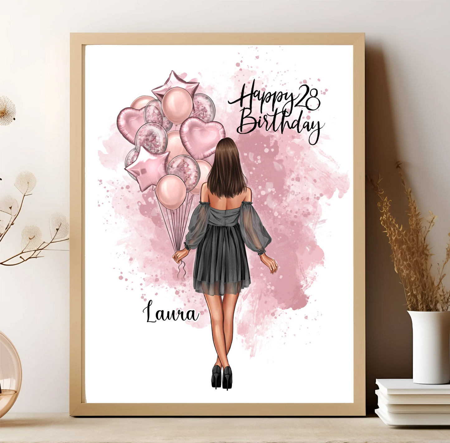 Geburtstagsgeschenk Personalisiertes Poster