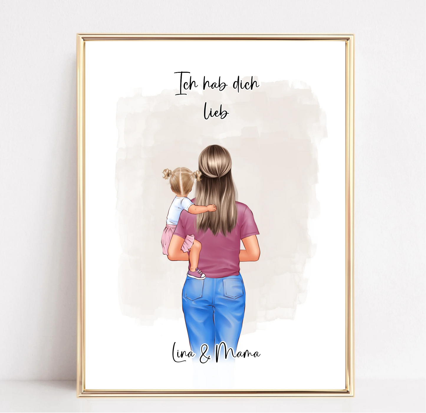 Mama & 1-2 Kinder Poster