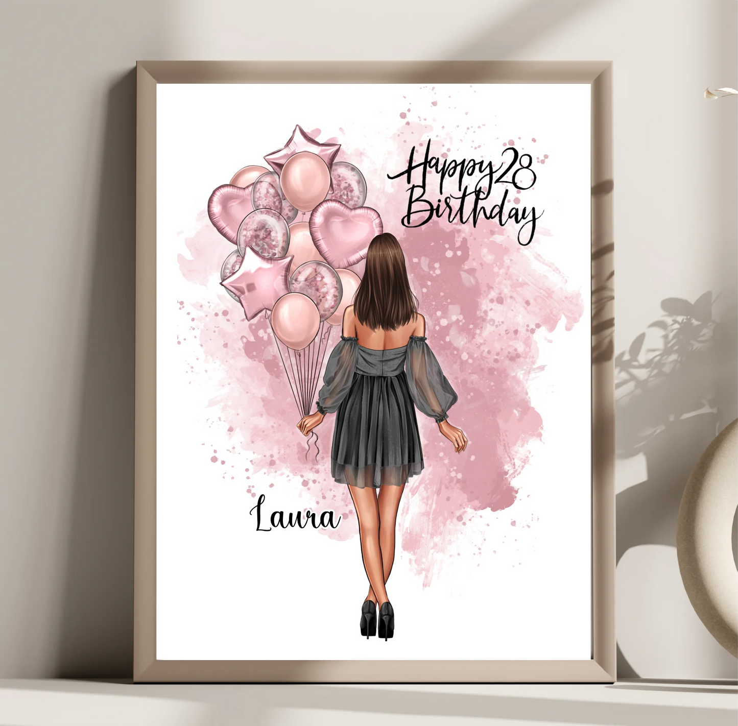 Geburtstagsgeschenk Personalisiertes Poster