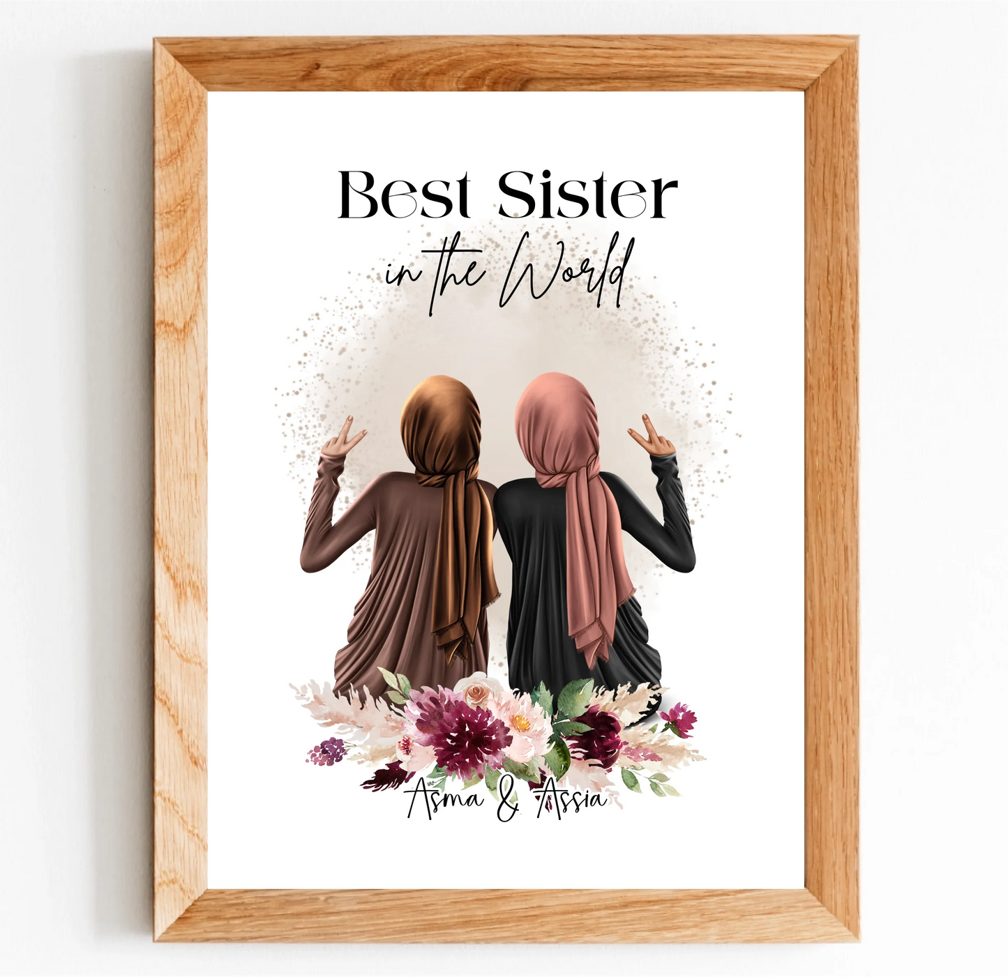 2-4 Muslim Freundinnen Poster